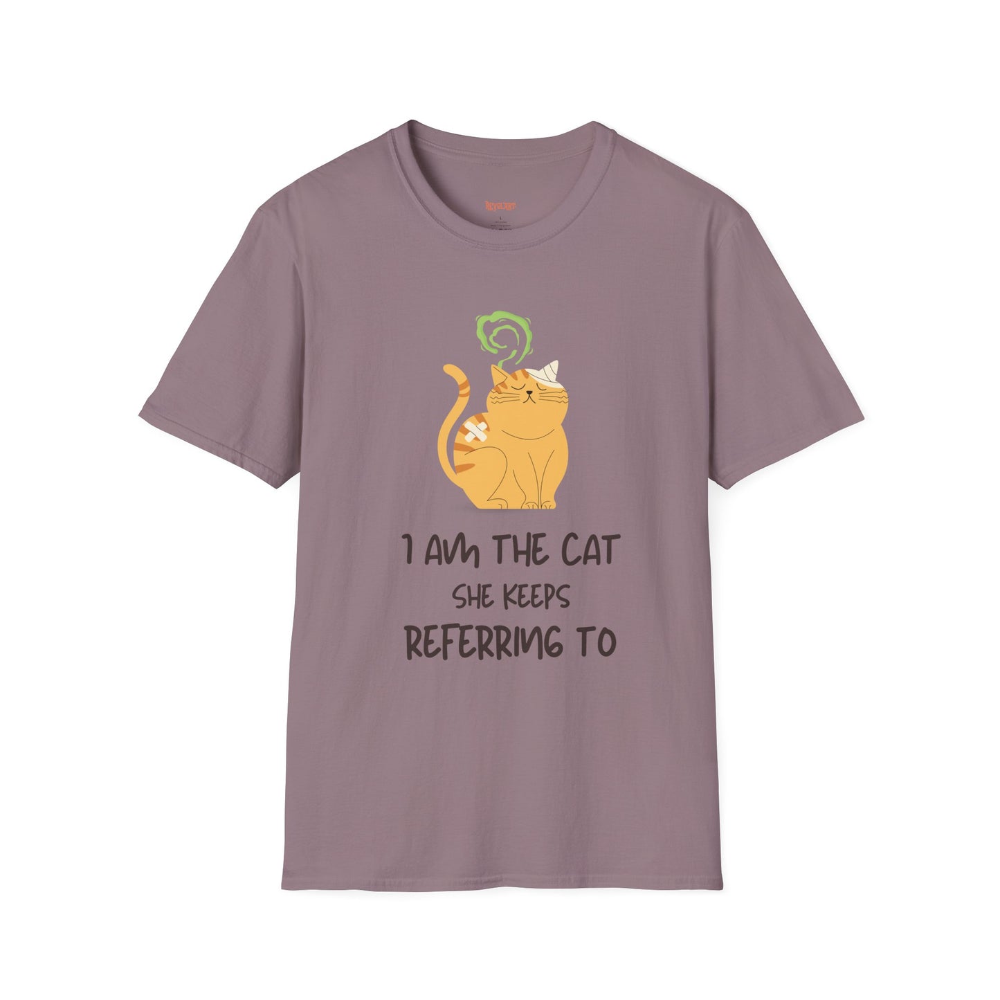 “I Am the Cat She Keeps Referring To” – Funny Smelly Cat Friends-Inspired Unisex T-Shirt
