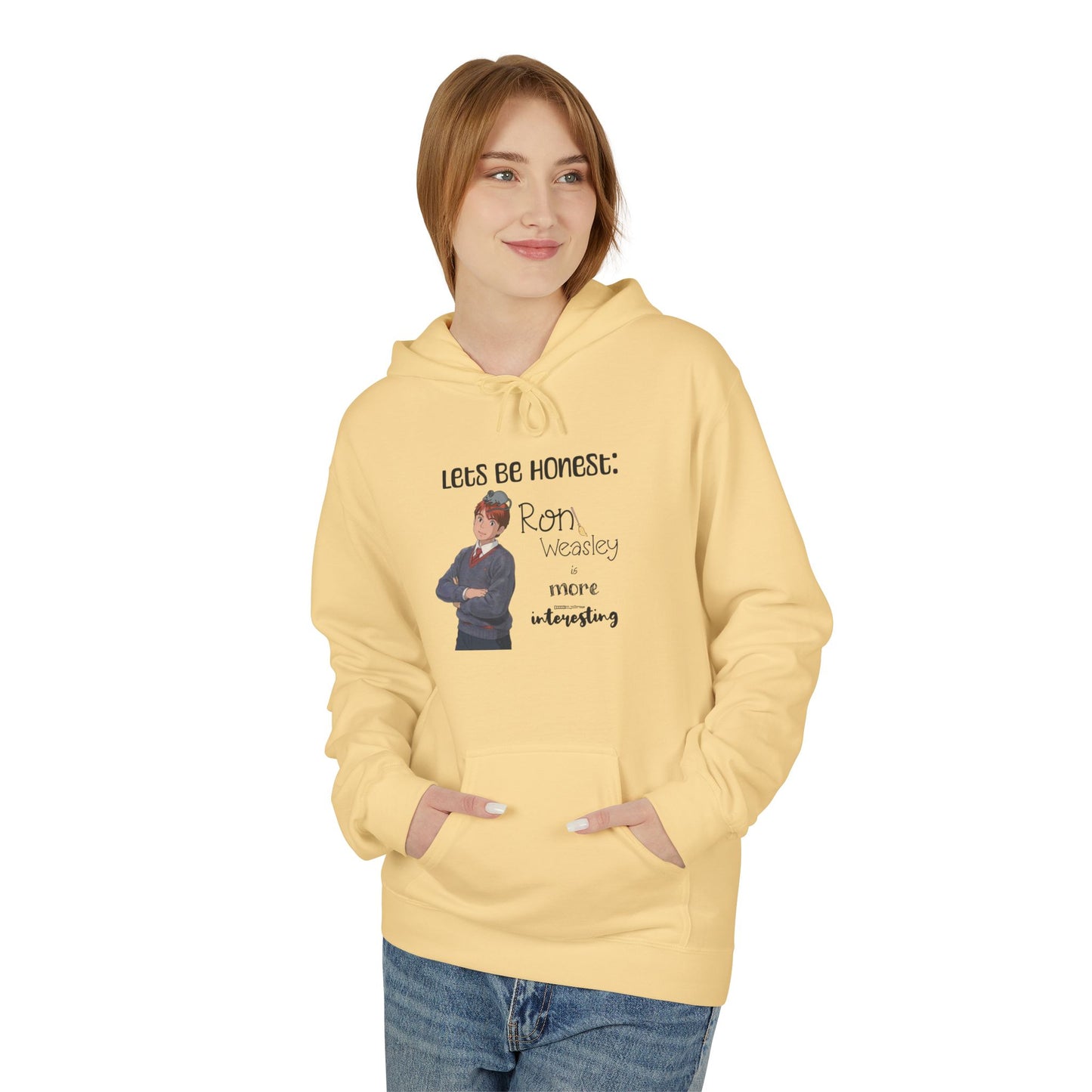 Ron Weasley Love Hoodie - Unisex Midweight Softstyle Fleece
