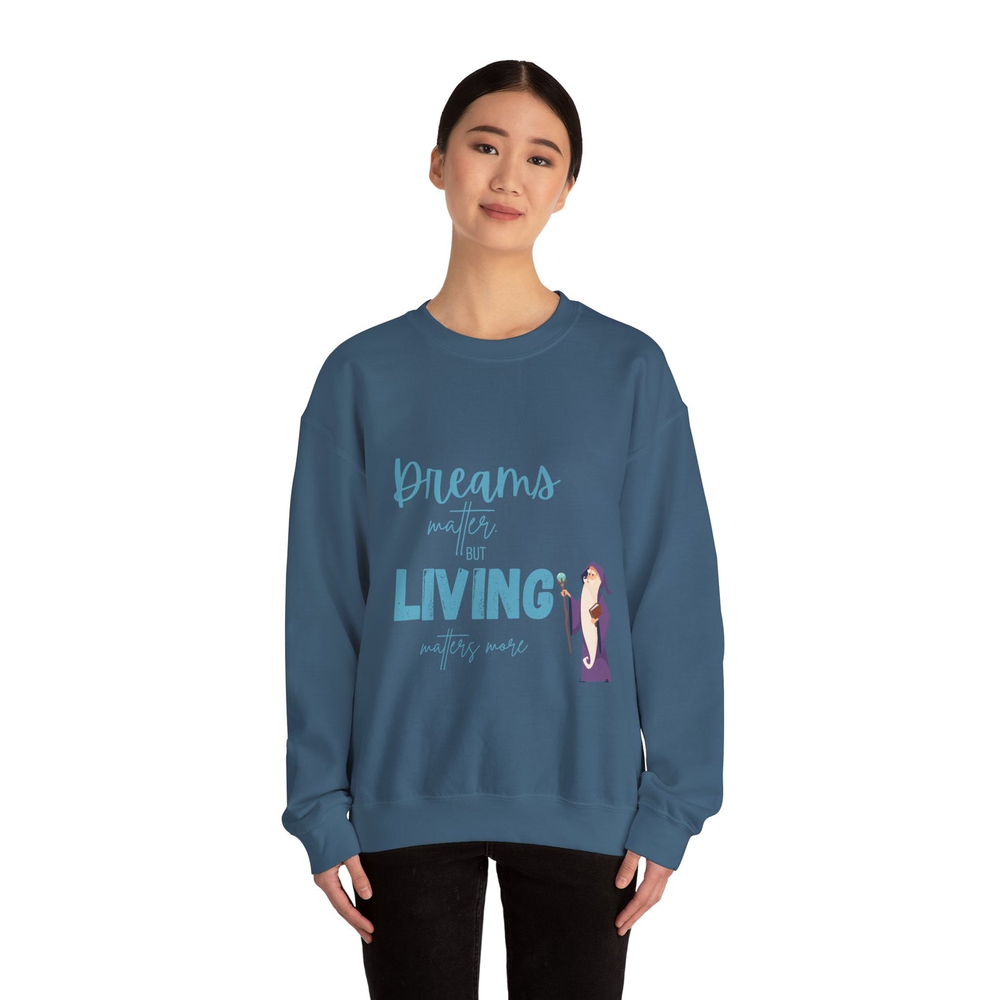 Living Matters Crewneck Sweatshirt - Harry Potter | Dumblebore Quotes