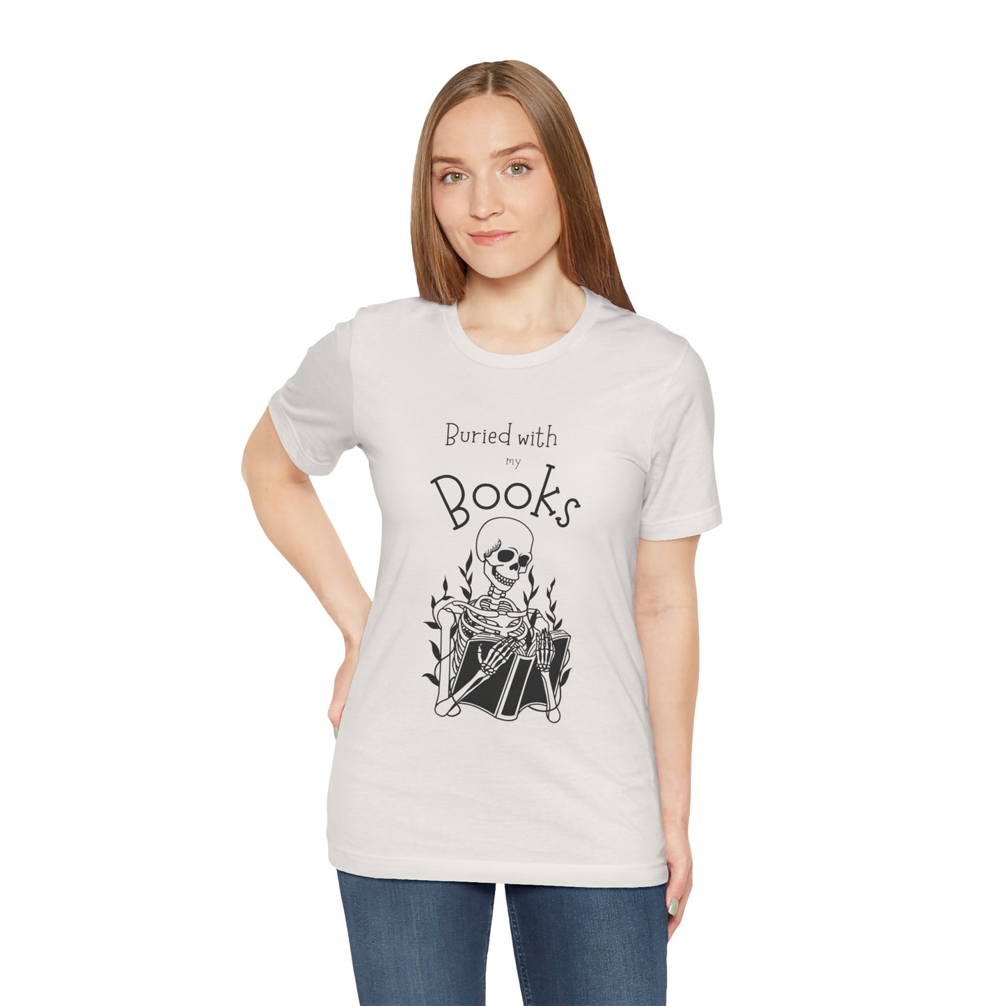 Buried with Books Unisex Jersey Short Sleeve Tee