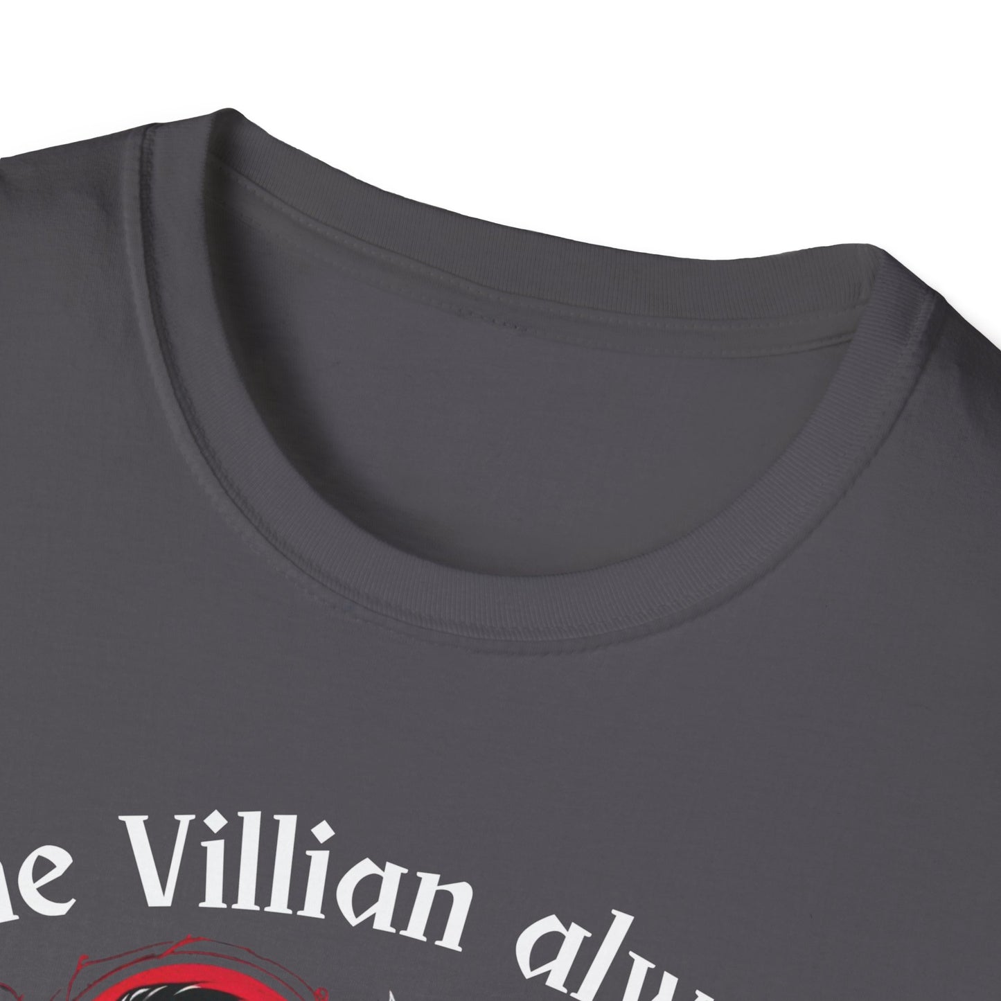 Men's & Women's Villain-Themed Softstyle T-Shirt - 'The Villain Always Gets The Girl'