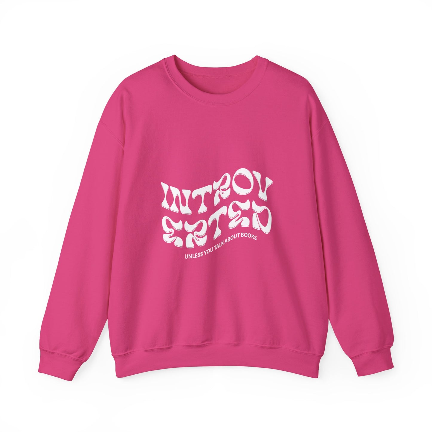 Introverted Book Lovers Sweatshirt - Unisex Heavy Blend™ Crewneck