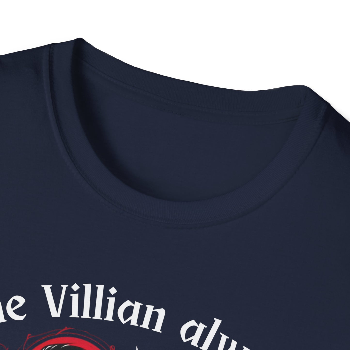 Men's & Women's Villain-Themed Softstyle T-Shirt - 'The Villain Always Gets The Girl'