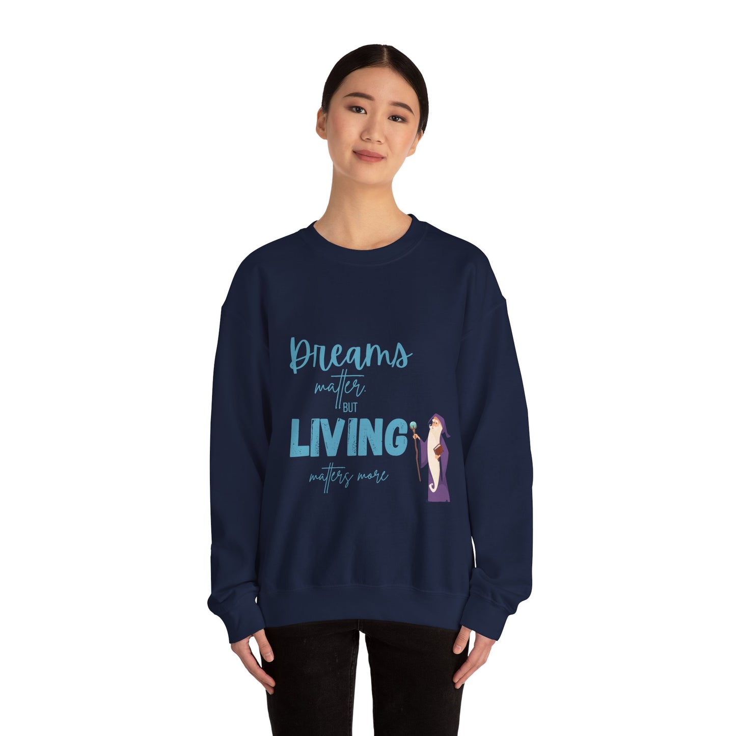 Living Matters Crewneck Sweatshirt - Harry Potter | Dumblebore Quotes