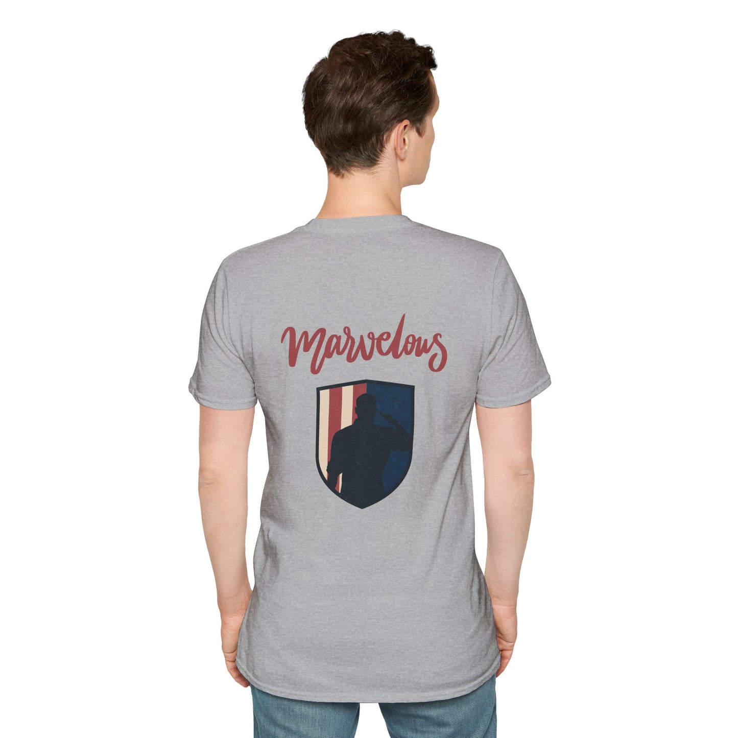 Marvelous Unisex Softstyle T-Shirt - Motivational Graphic Tee for Everyday Inspiration
