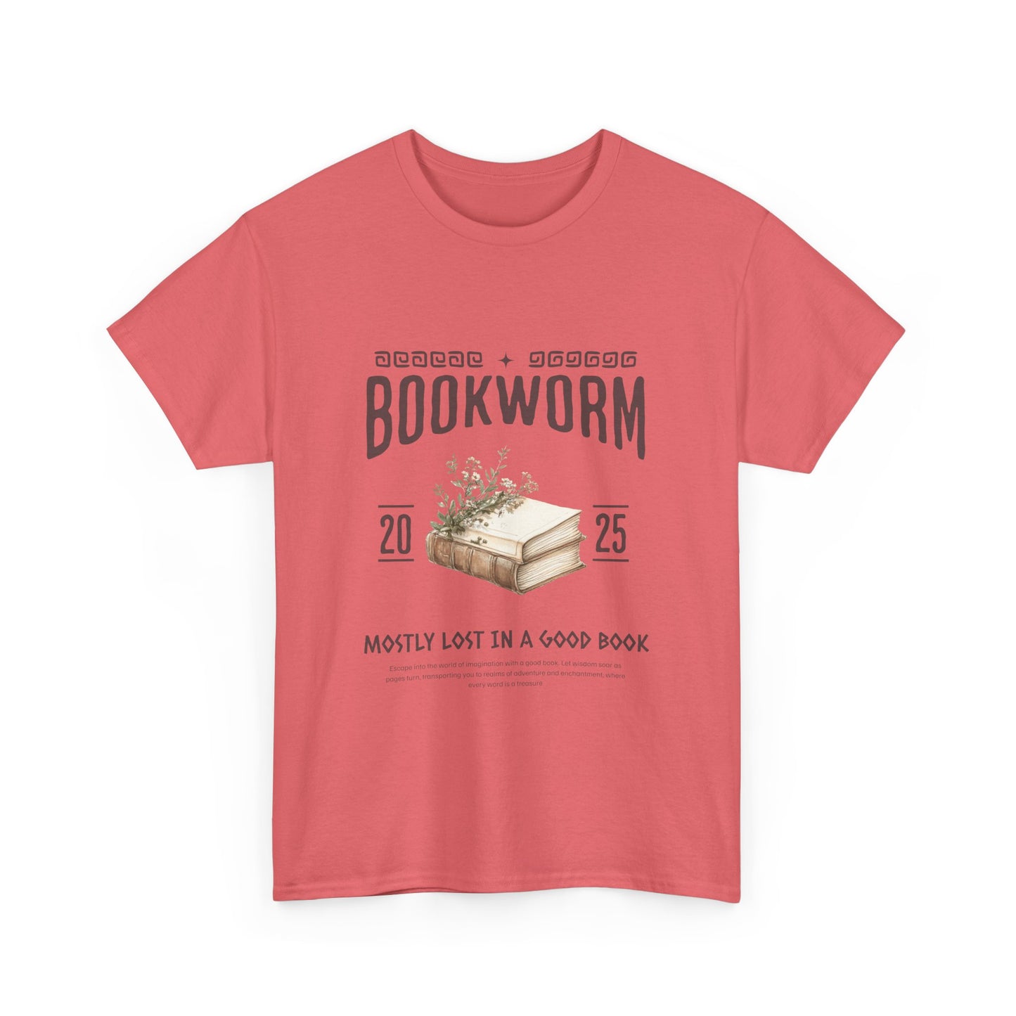 Bookworm Unisex Heavy Cotton Tee – Perfect for Literature Lovers