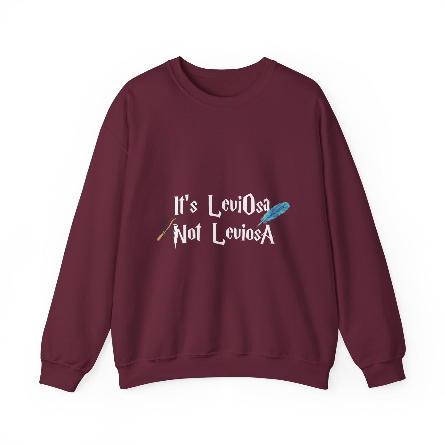 It's LeviOsa Not LeviOsA Crewneck Sweatshirt | Wizard Sweatshirt for Potter Fans