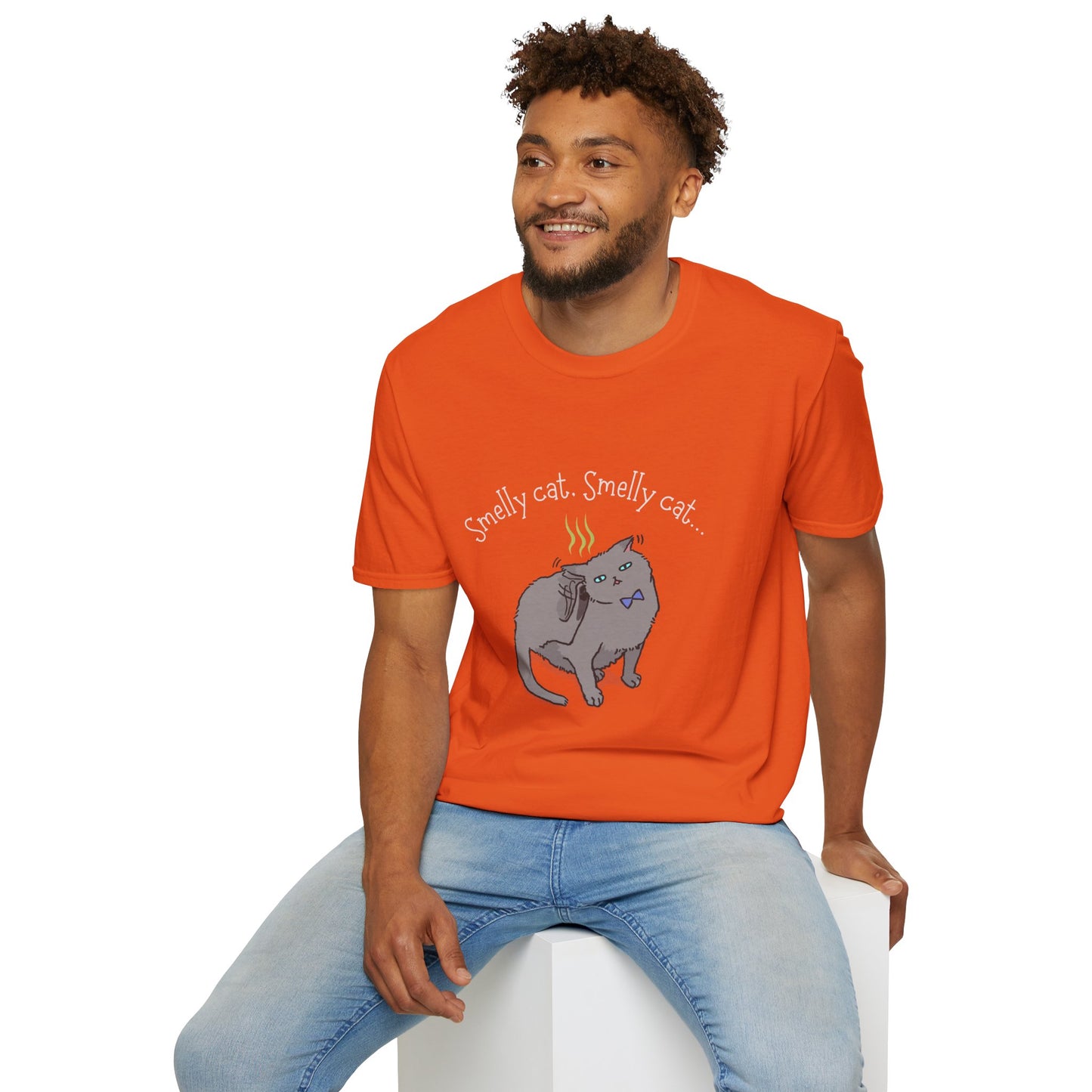 “Smelly Cat” Unisex Graphic Tee – Friends TV Show Inspired | Phoebe Buffay Tribute