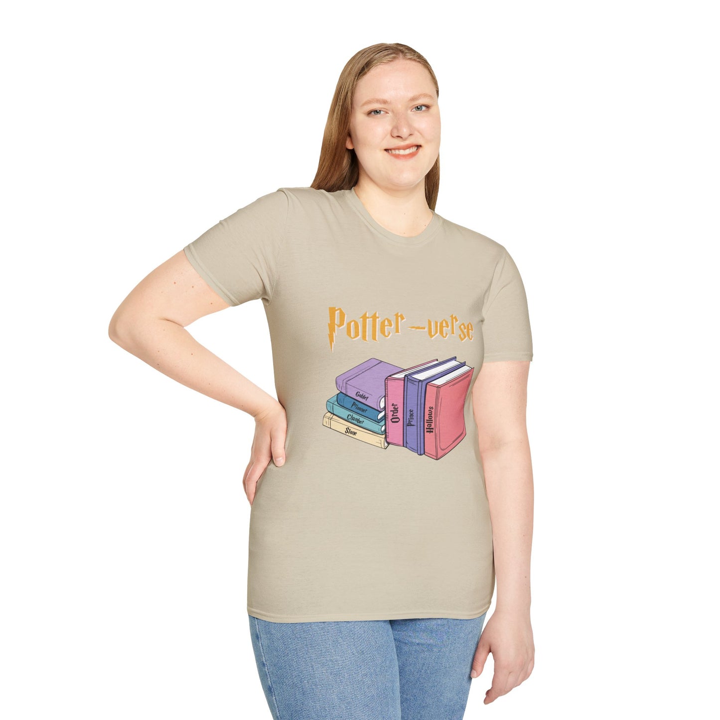 Potter-verse Unisex Softstyle T-Shirt - Perfect for Book Lovers & Fans