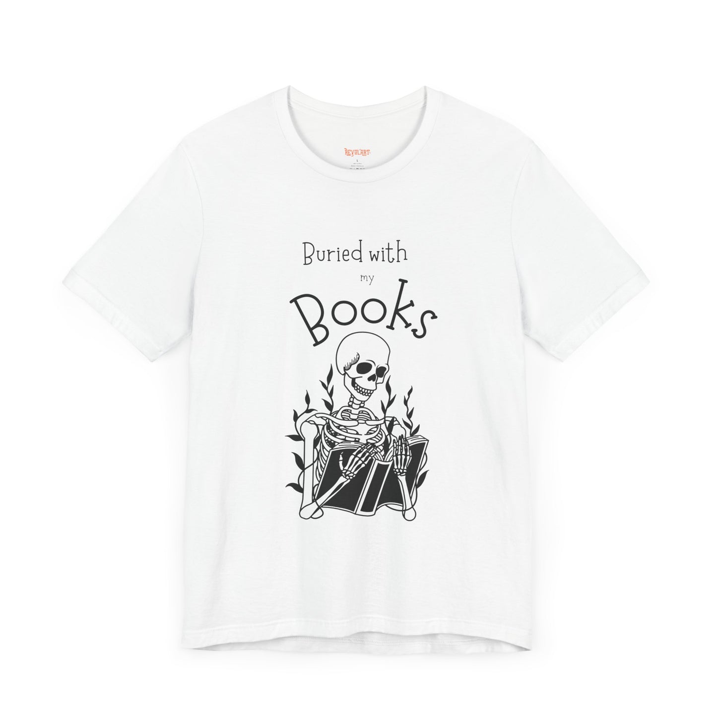 Buried with Books Unisex Jersey Short Sleeve Tee