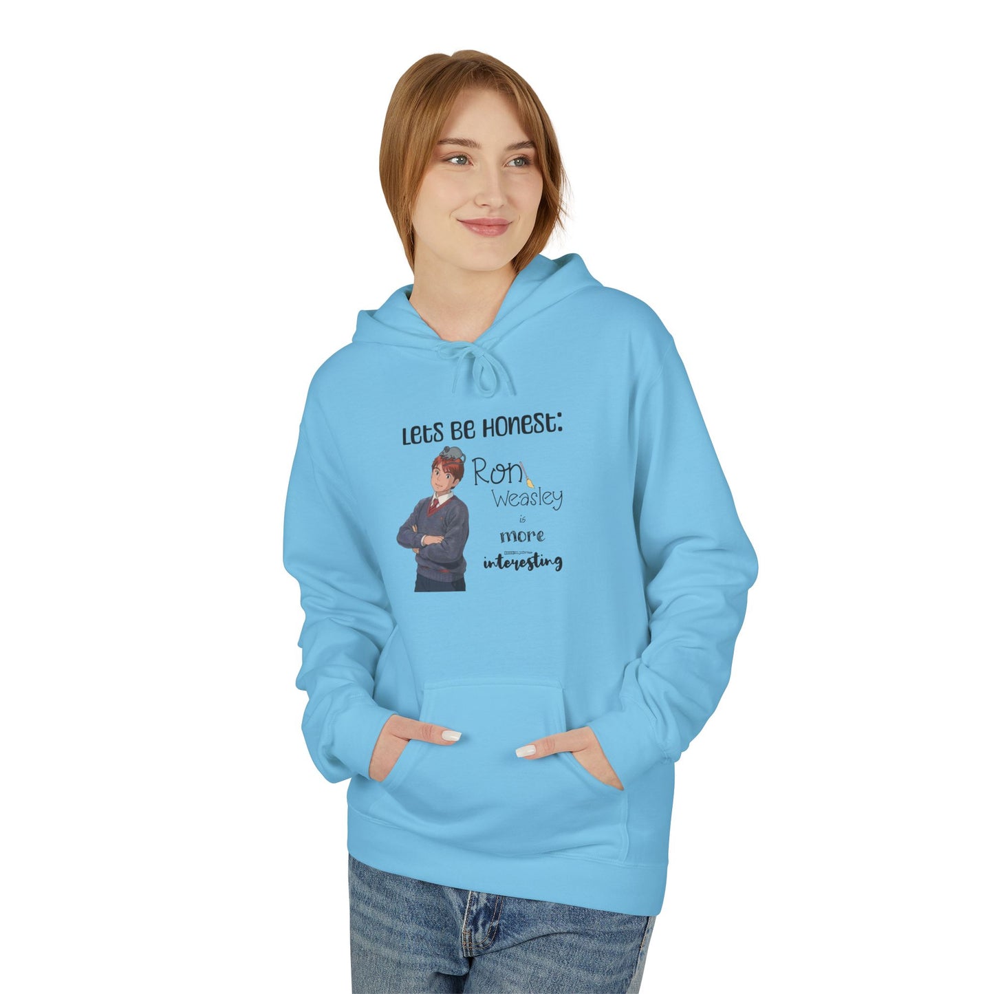 Ron Weasley Love Hoodie - Unisex Midweight Softstyle Fleece