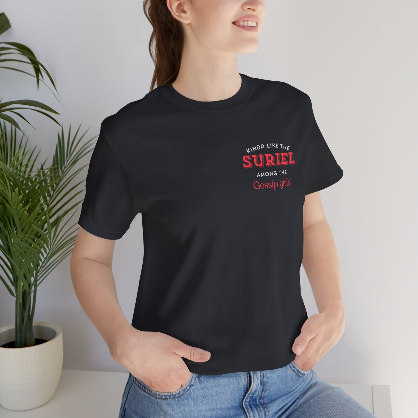 Suriel among gossip Unisex Jersey Short Sleeve Tee