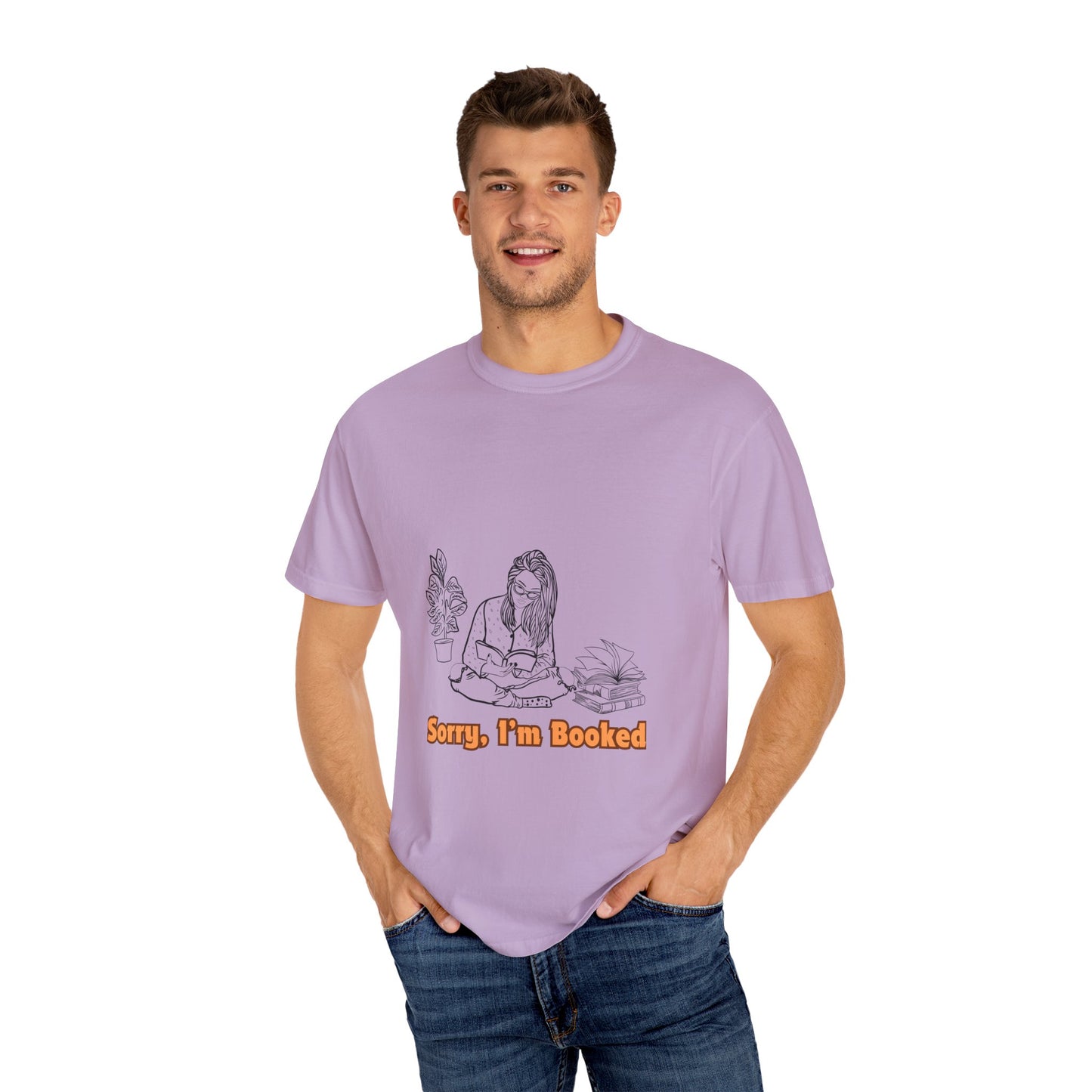 I'm Booked Unisex Garment-Dyed T-shirt