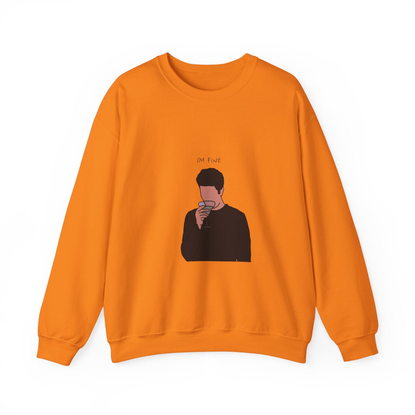 Ross ‘I'm fine’ Unisex Heavy Blend™ Crewneck Sweatshirt