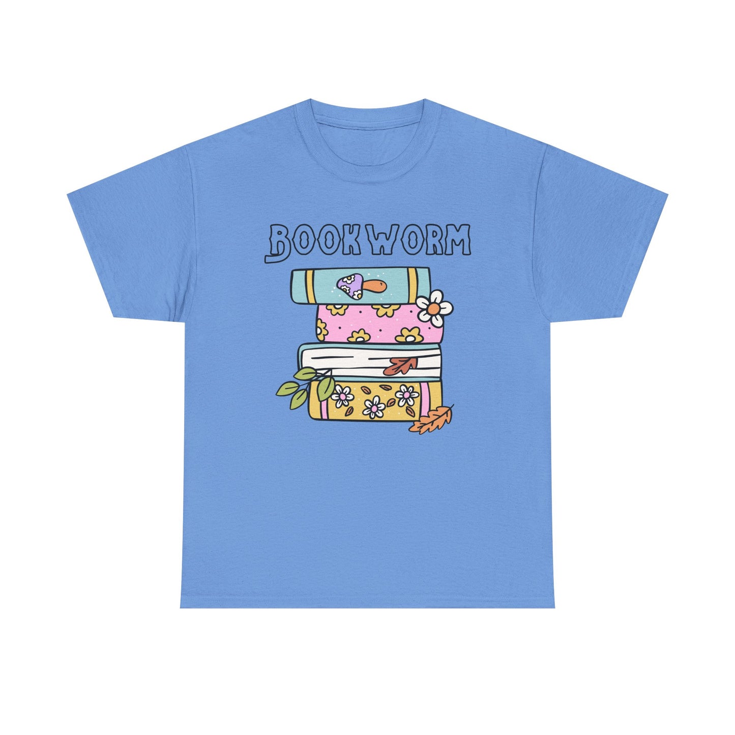 Bookworm bookstack Unisex Heavy Cotton Tee