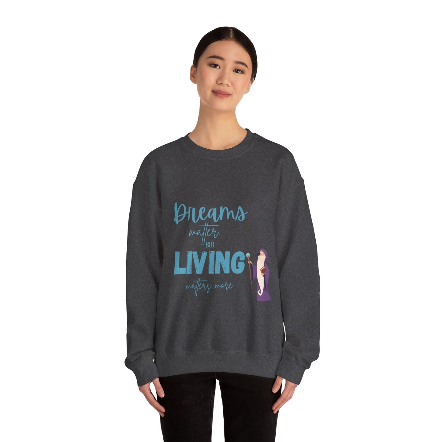 Living Matters Crewneck Sweatshirt - Harry Potter | Dumblebore Quotes