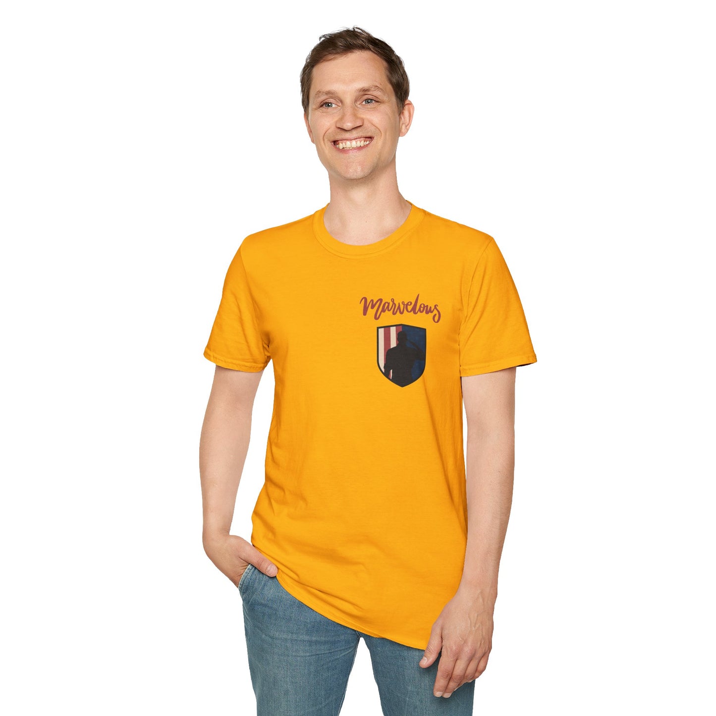 Marvelous Unisex Softstyle T-Shirt - Motivational Graphic Tee for Everyday Inspiration