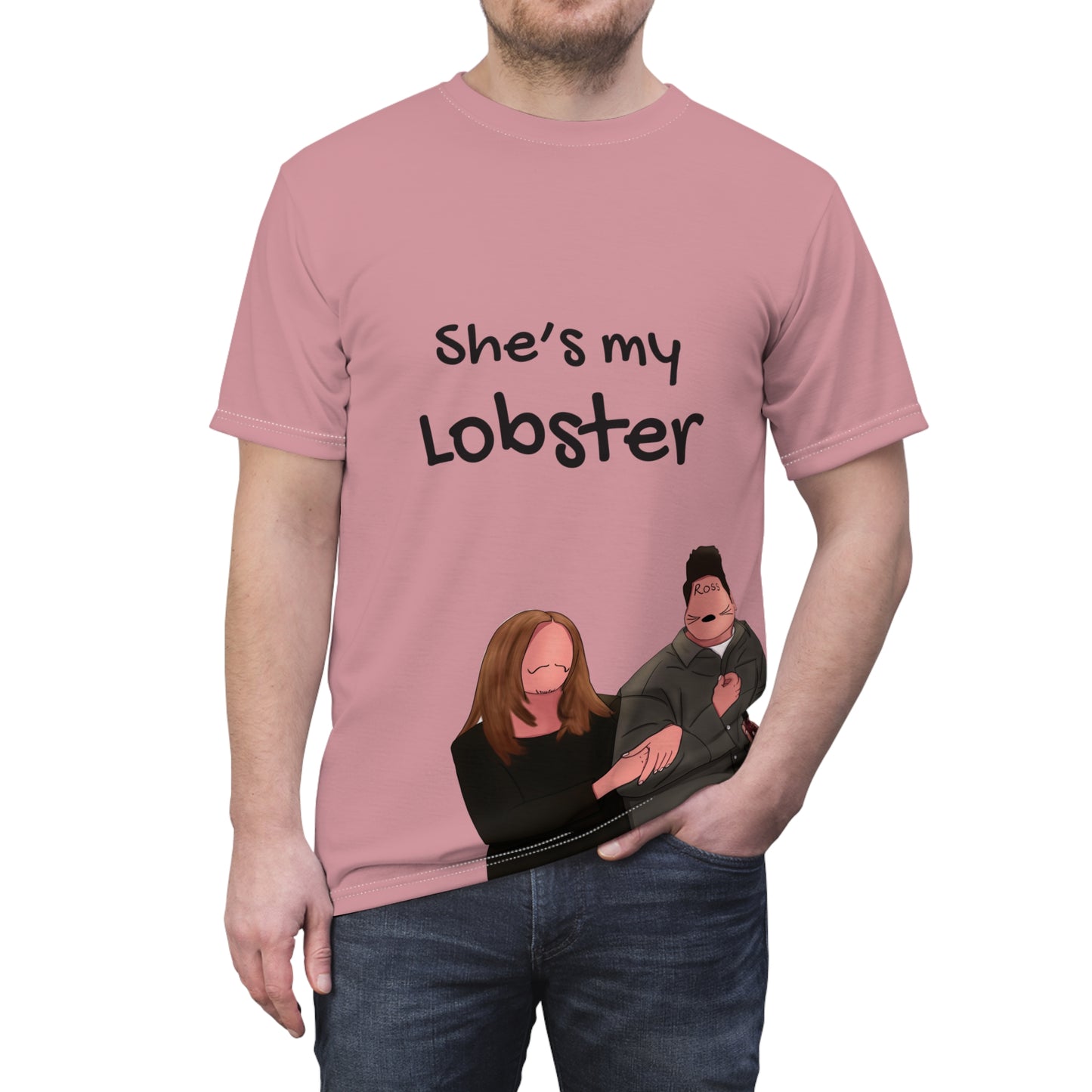 "She's my Lobster" Unisex Lobster Graphic Tee - Perfect for Friends Fans & Romantic Occasions
