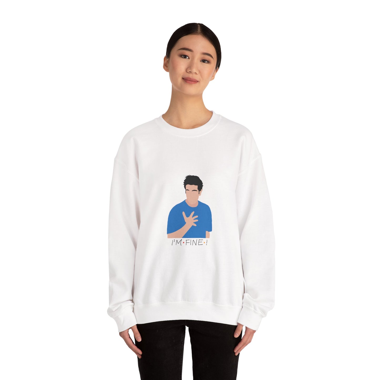 Ross mental breakdown Unisex Heavy Blend™ Crewneck Sweatshirt