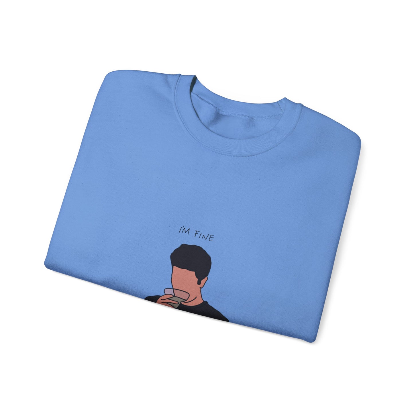 Ross ‘I'm fine’ Unisex Heavy Blend™ Crewneck Sweatshirt