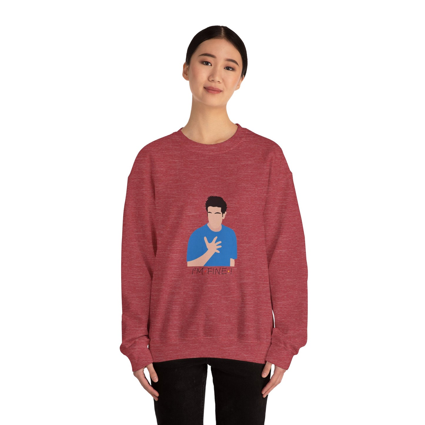 Ross mental breakdown Unisex Heavy Blend™ Crewneck Sweatshirt