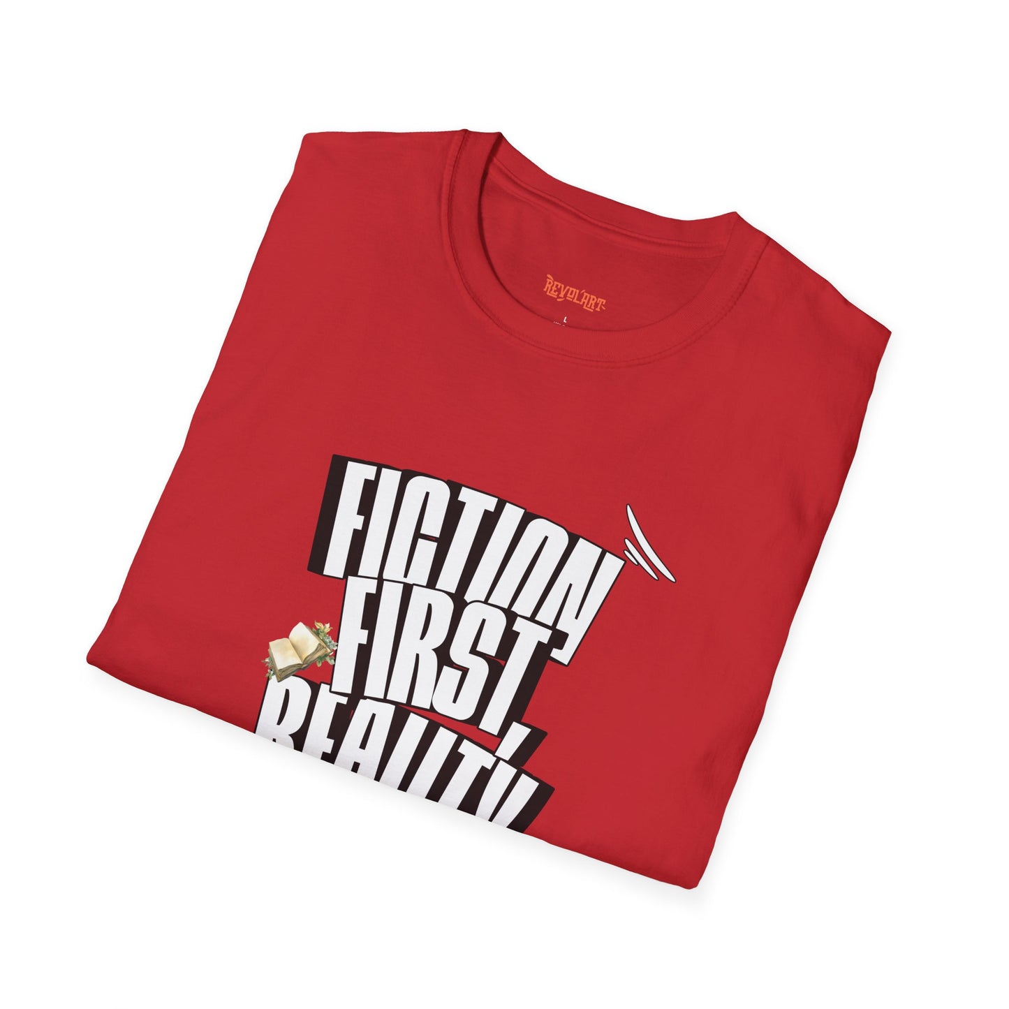 Fiction First Unisex Softstyle T-Shirt - Reality Later Graphic Tee