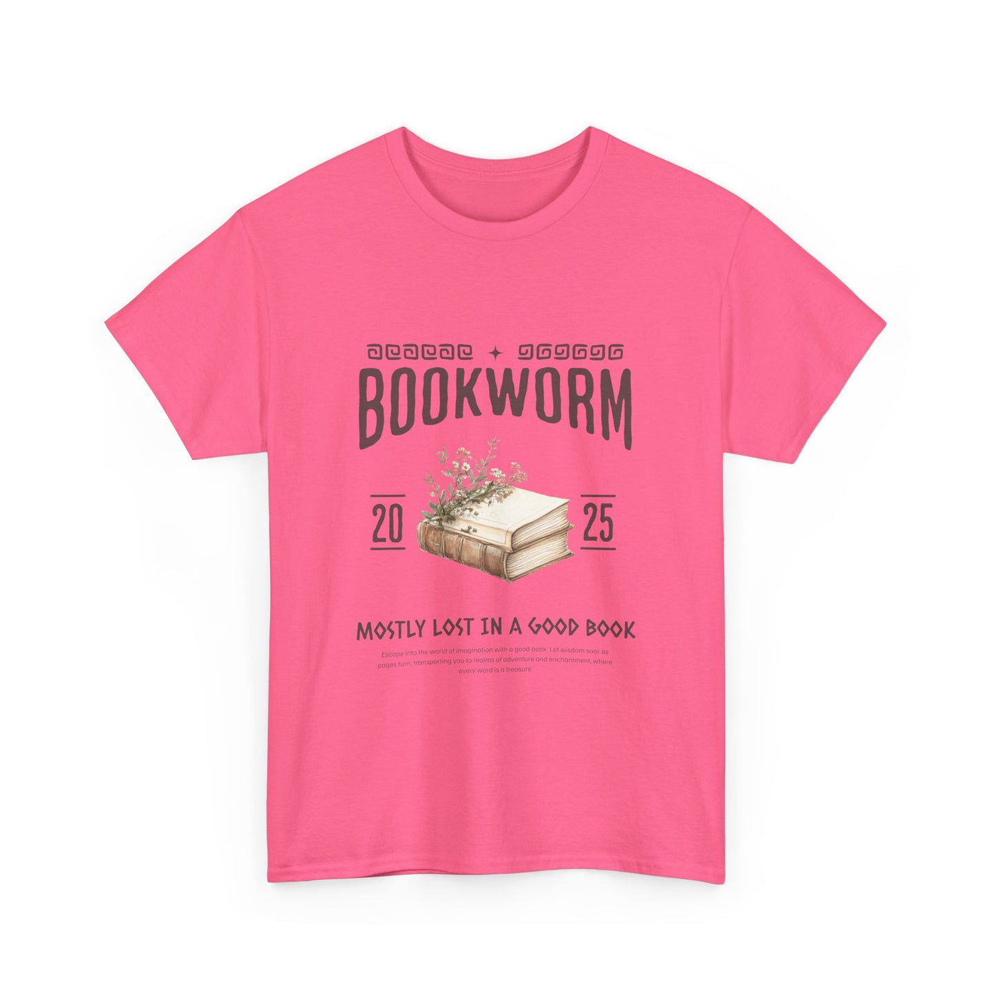 Bookworm Unisex Heavy Cotton Tee – Perfect for Literature Lovers