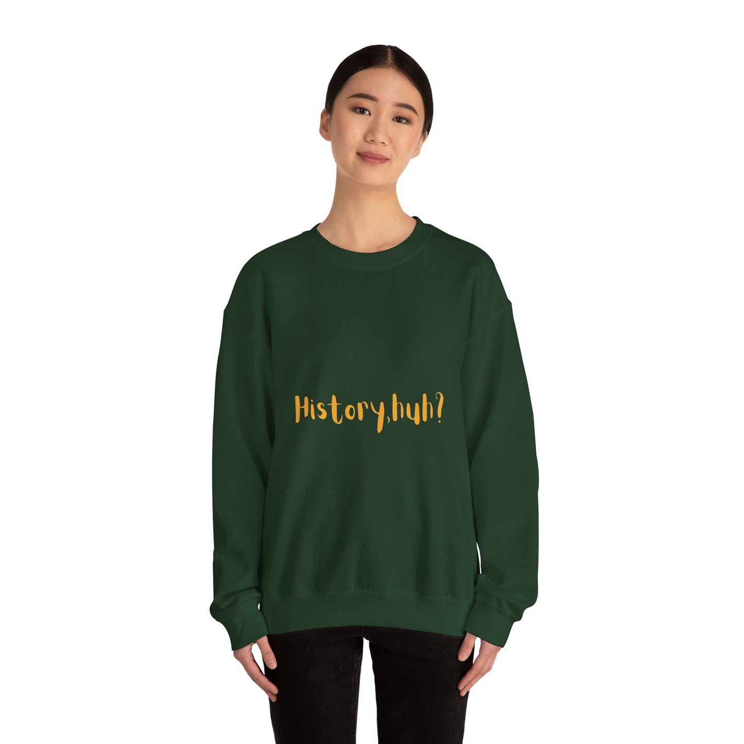 History Huh? Unisex Heavy Blend™ Crewneck Sweatshirt - Cozy Casual Wear