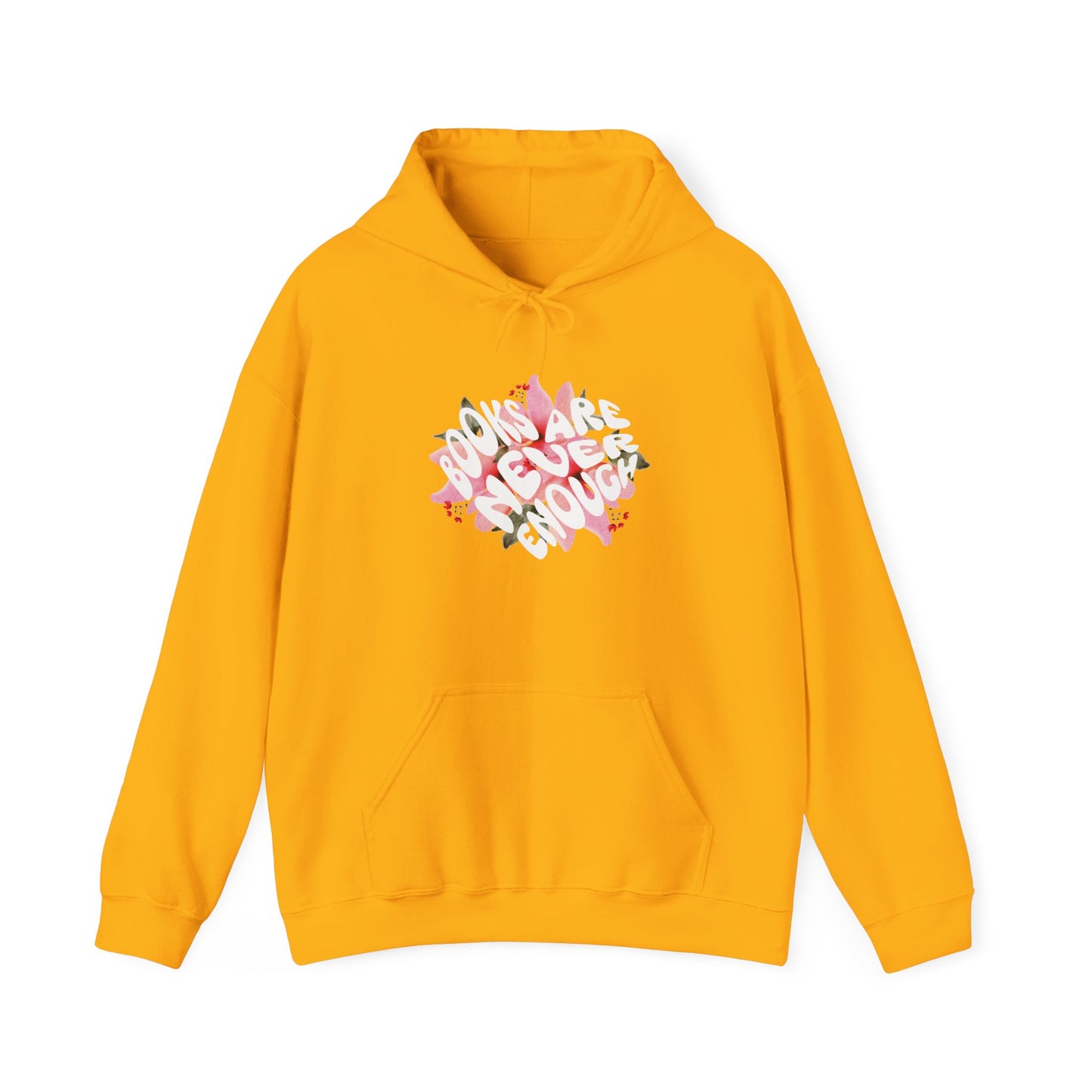 Books Are Never Enough Unisex Heavy Blend™ Hoodie for Book lovers