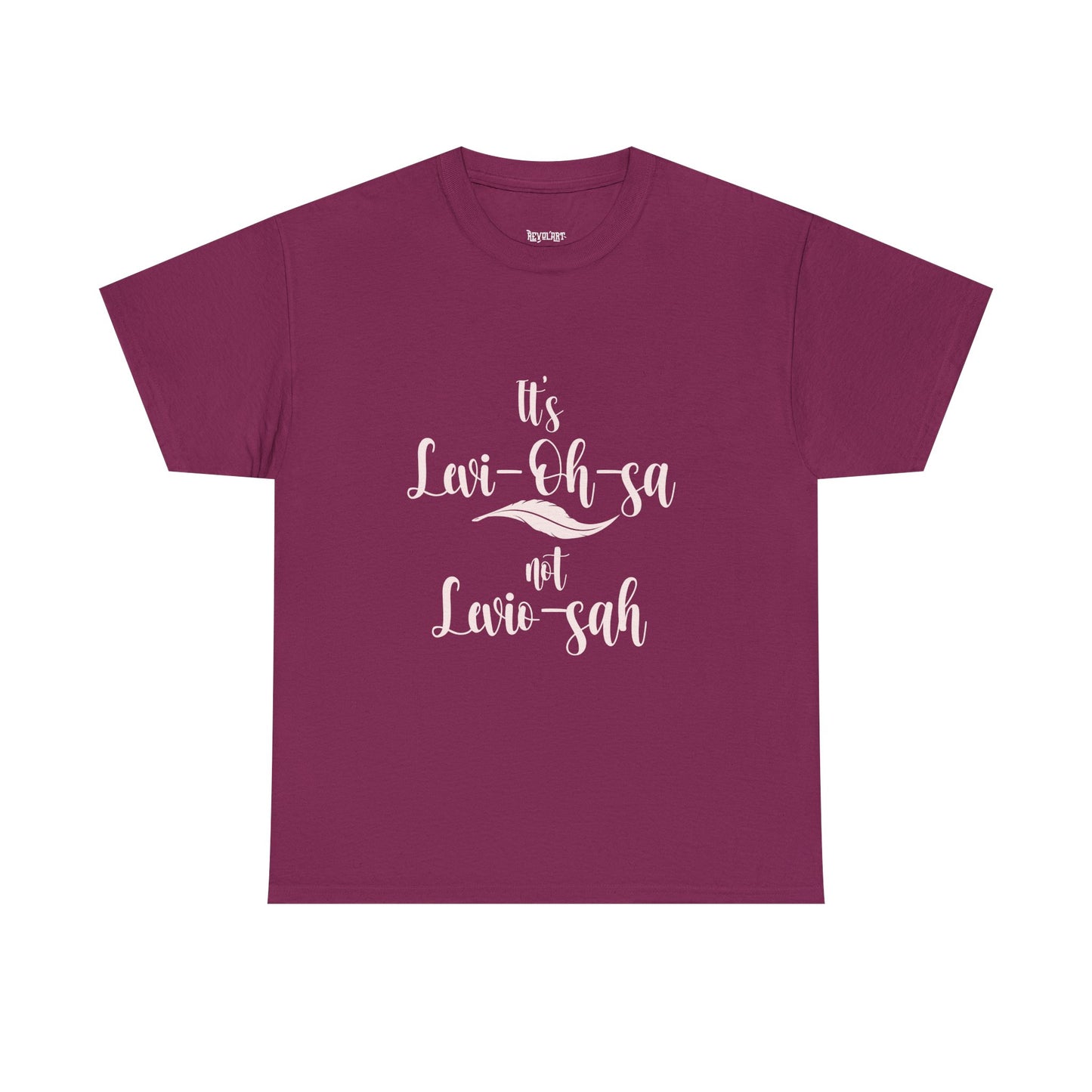 Unisex Heavy Cotton Tee - 'It's Lavi-Oh-sa Not Lario-sah'