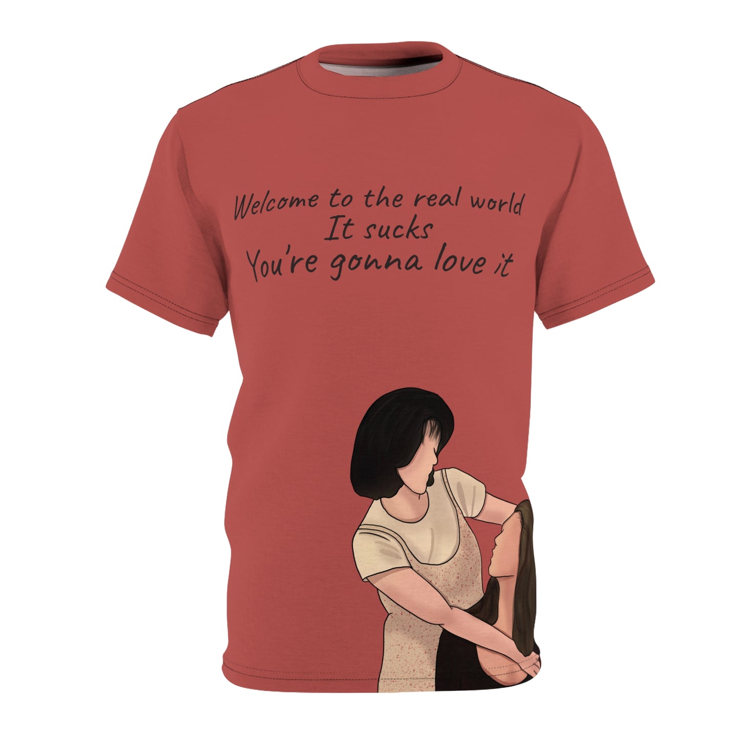 Friends Inspired Unisex Tee - "Welcome to the Real World, It Sucks, You're Gonna Love It"
