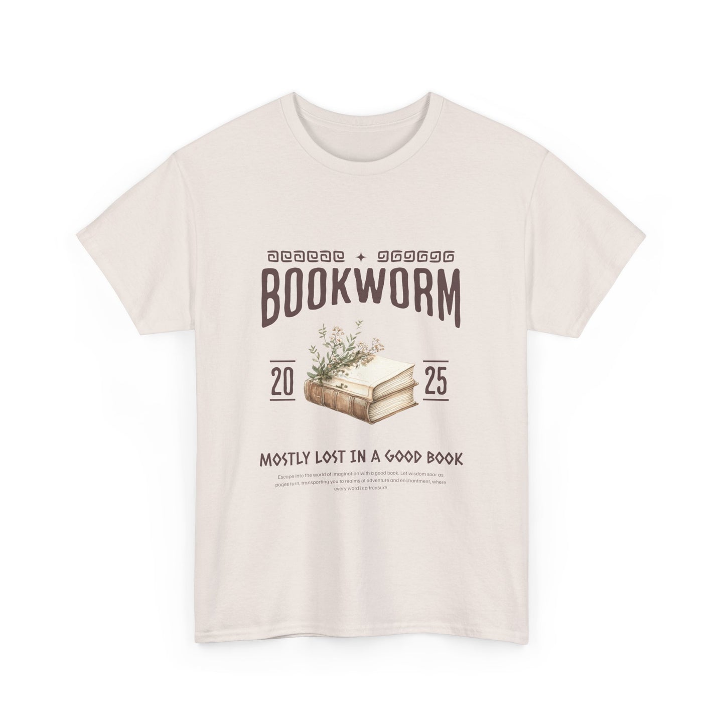 Bookworm Unisex Heavy Cotton Tee – Perfect for Literature Lovers