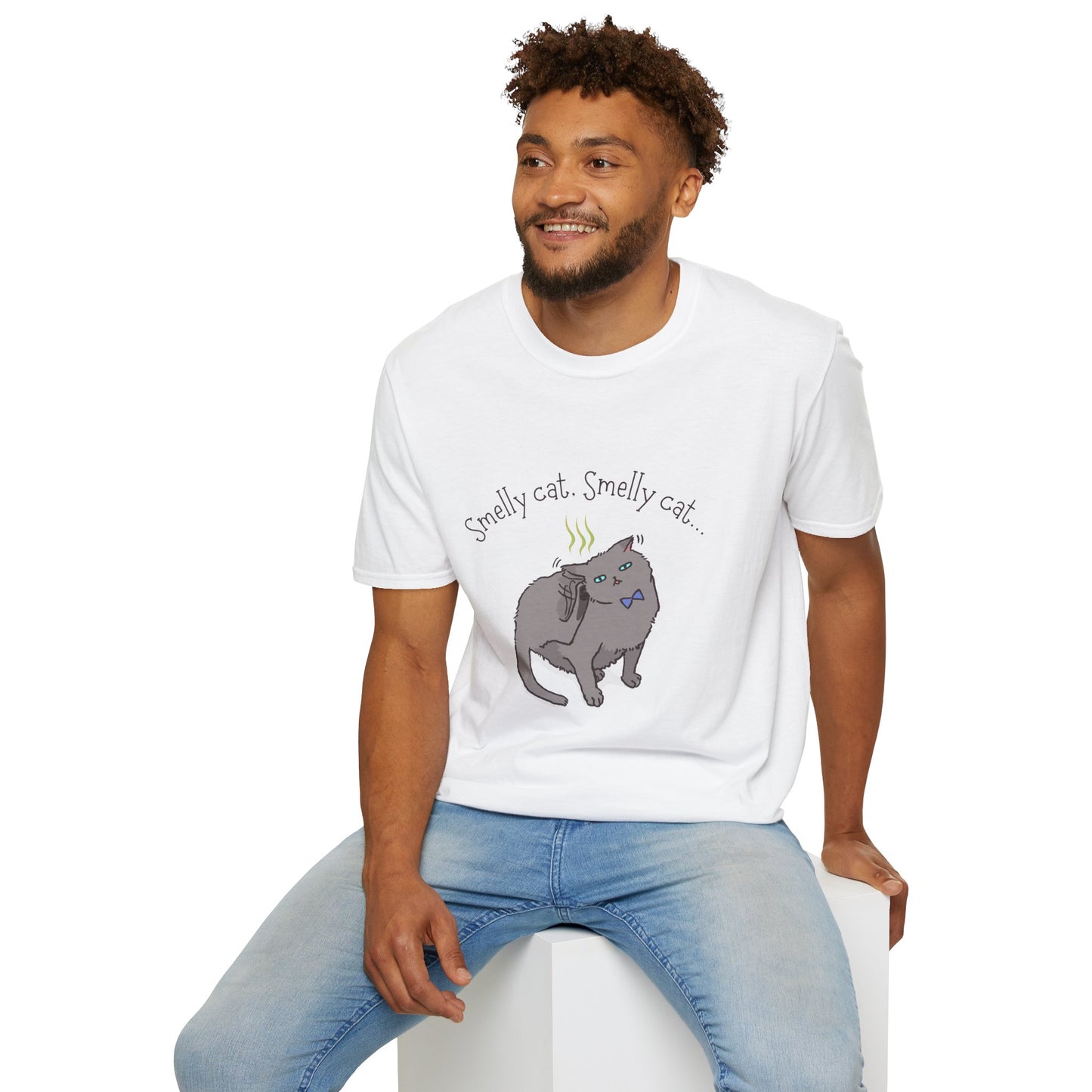 “Smelly Cat” Unisex Graphic Tee – Friends TV Show Inspired | Phoebe Buffay Tribute