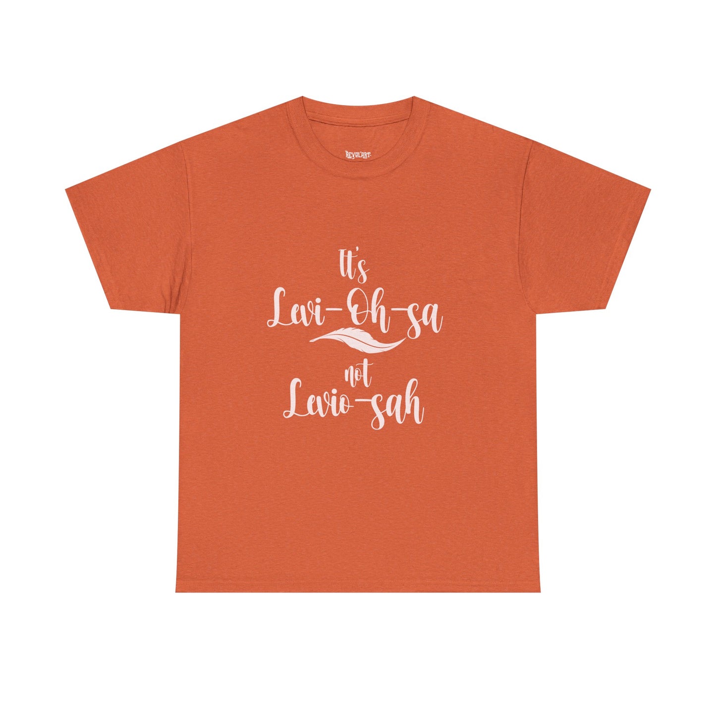Unisex Heavy Cotton Tee - 'It's Lavi-Oh-sa Not Lario-sah'