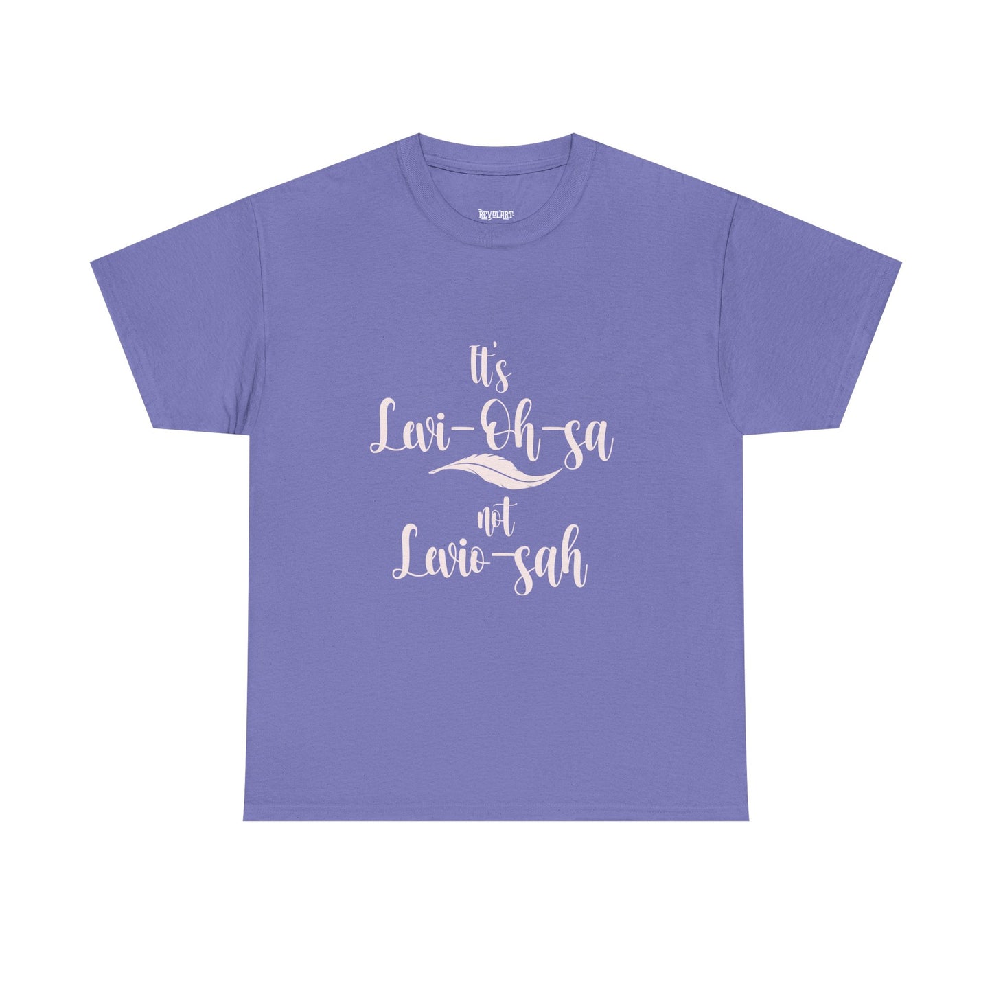 Unisex Heavy Cotton Tee - 'It's Lavi-Oh-sa Not Lario-sah'
