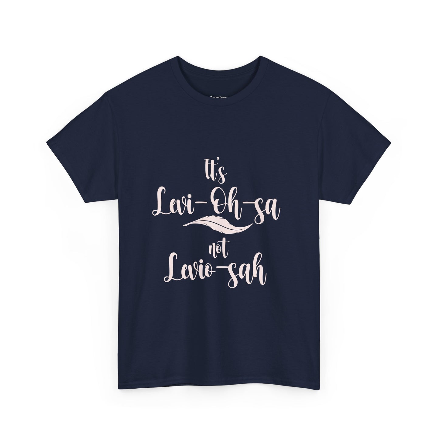Unisex Heavy Cotton Tee - 'It's Lavi-Oh-sa Not Lario-sah'