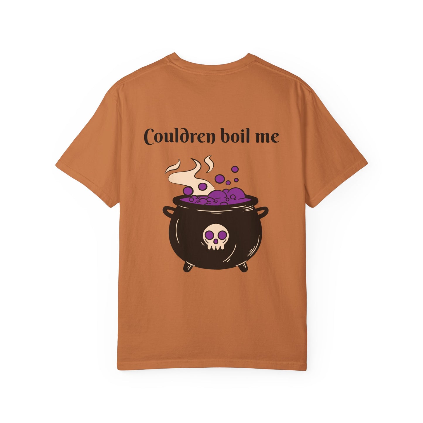 Cauldron Boil Me Halloween Unisex Garment-Dyed T-shirt