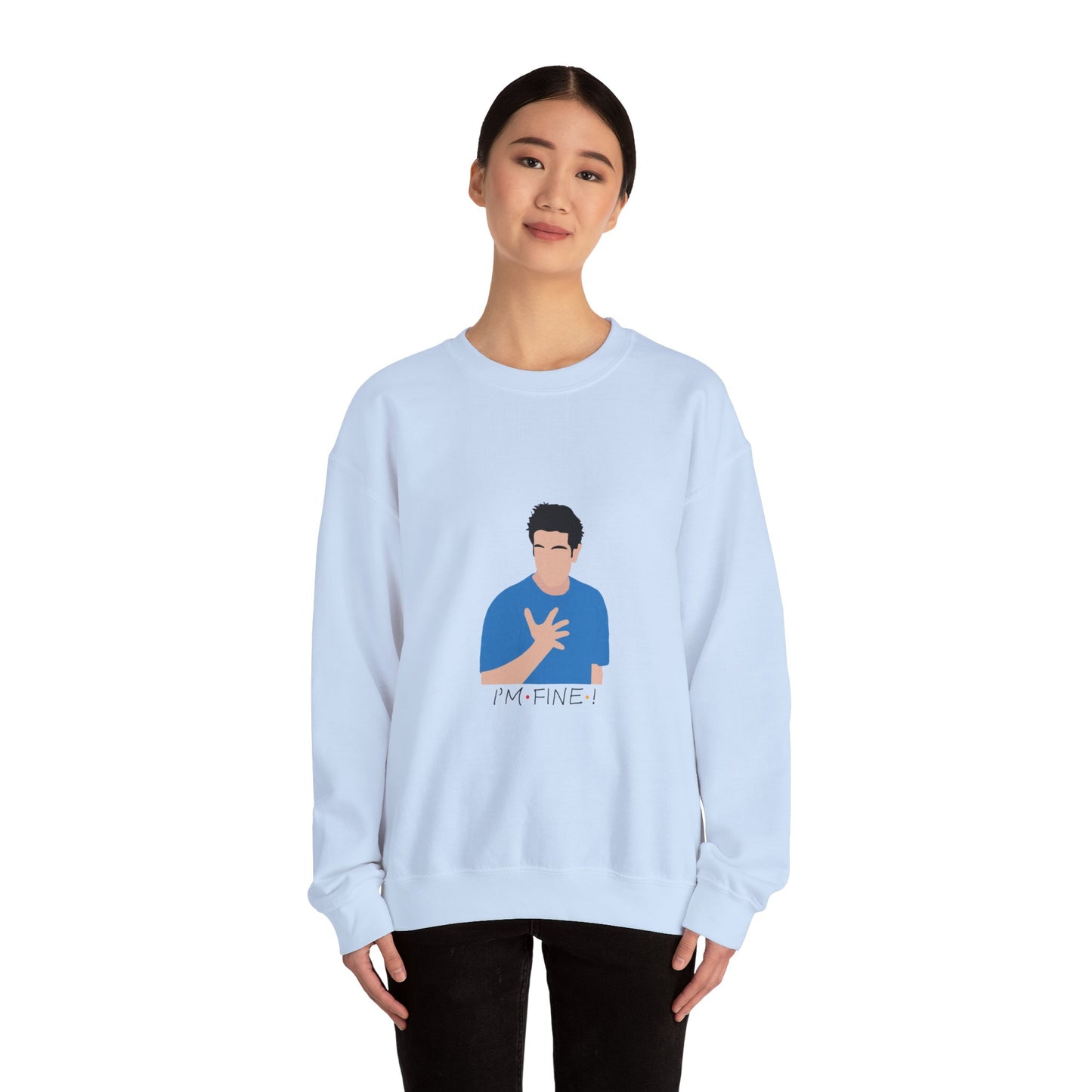 Ross mental breakdown Unisex Heavy Blend™ Crewneck Sweatshirt