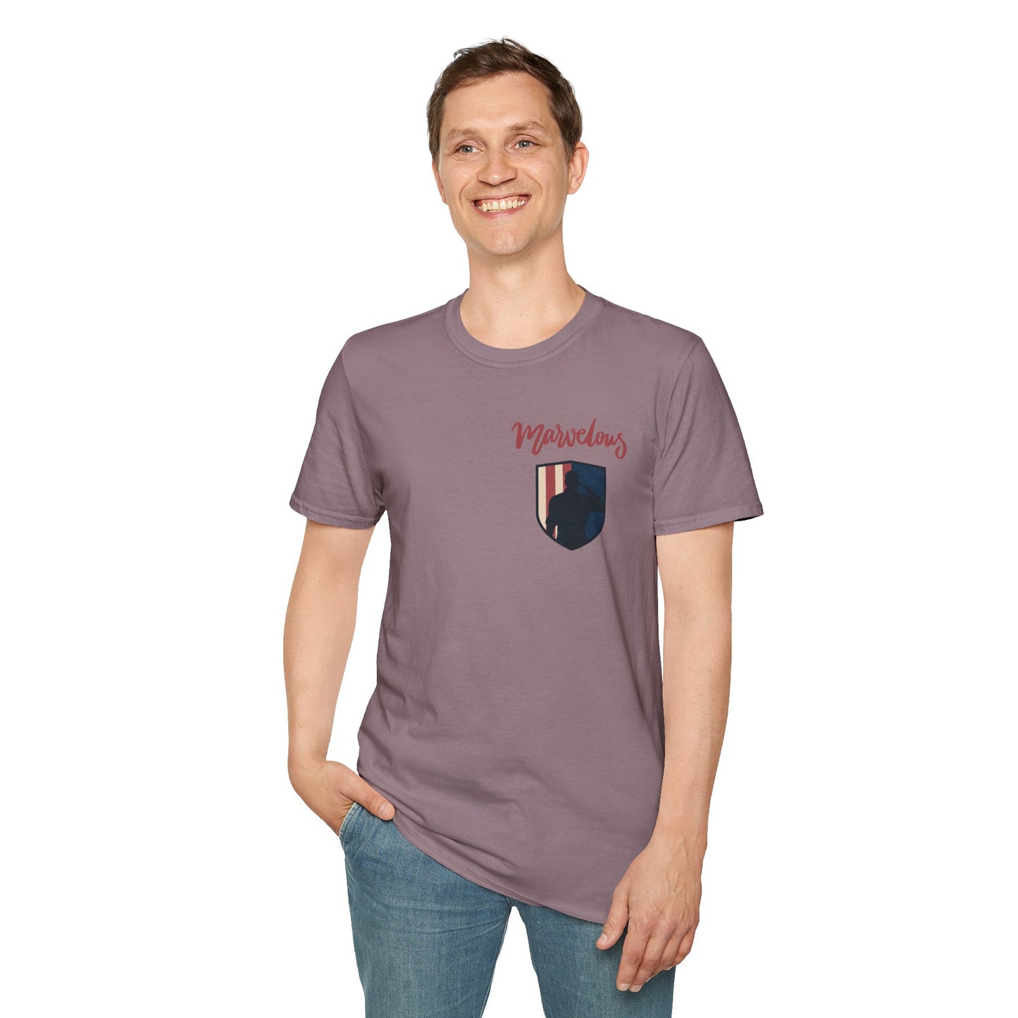 Marvelous Unisex Softstyle T-Shirt - Motivational Graphic Tee for Everyday Inspiration