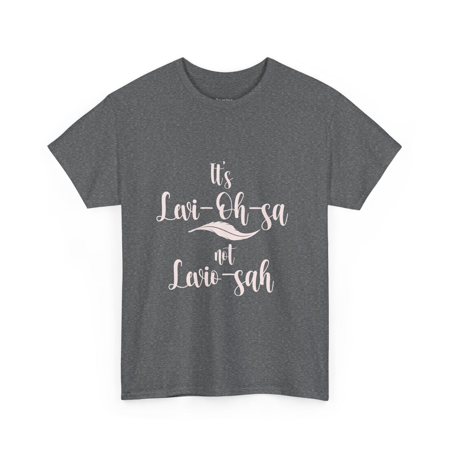 Unisex Heavy Cotton Tee - 'It's Lavi-Oh-sa Not Lario-sah'