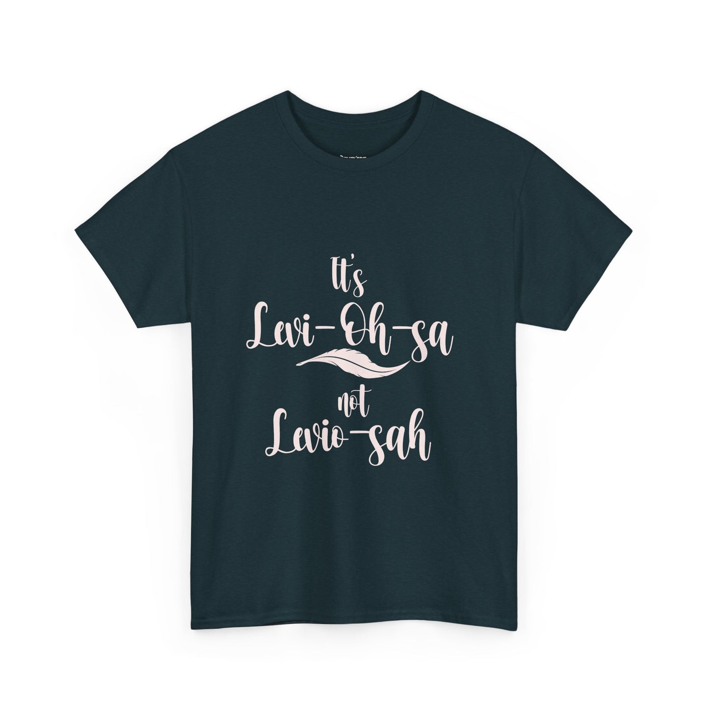 Unisex Heavy Cotton Tee - 'It's Lavi-Oh-sa Not Lario-sah'