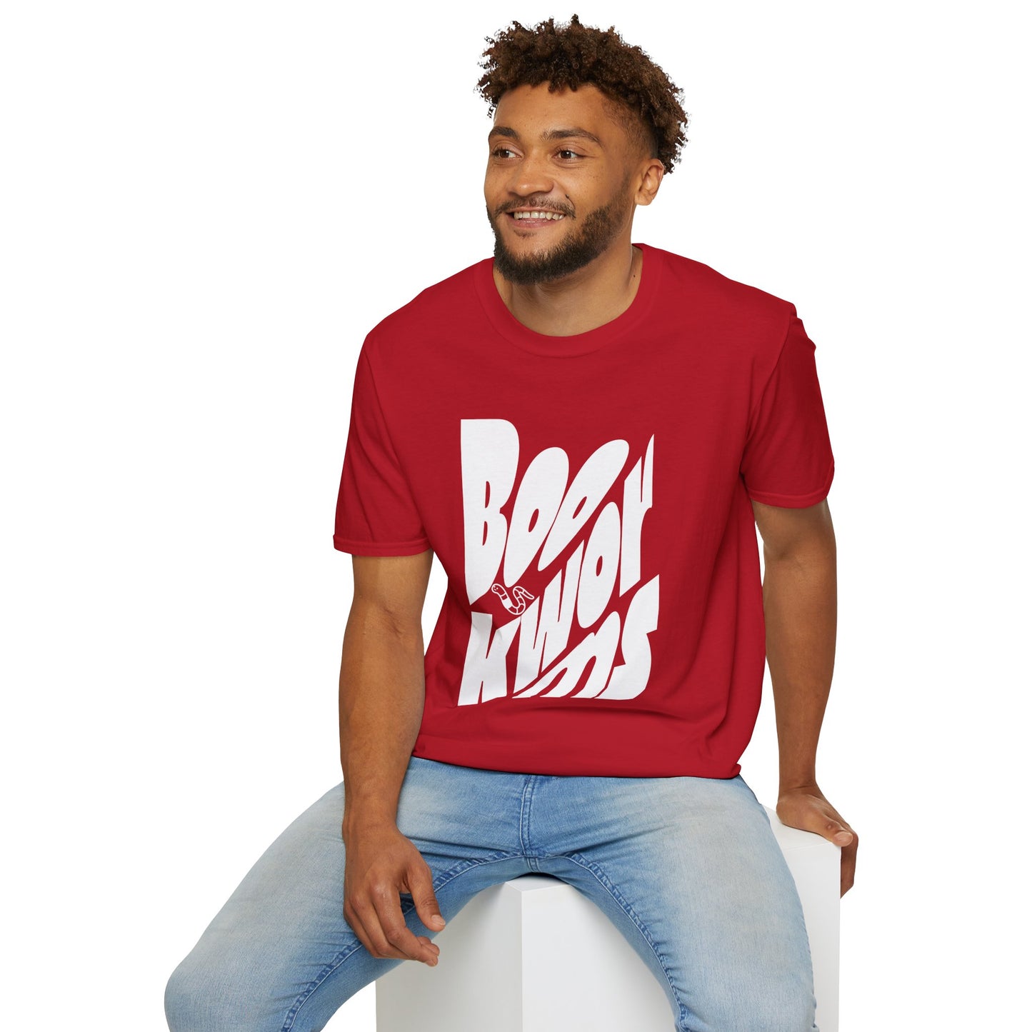 Graphic Unisex Softstyle T-Shirt - 'Bookworms' Design for Casual Comfort