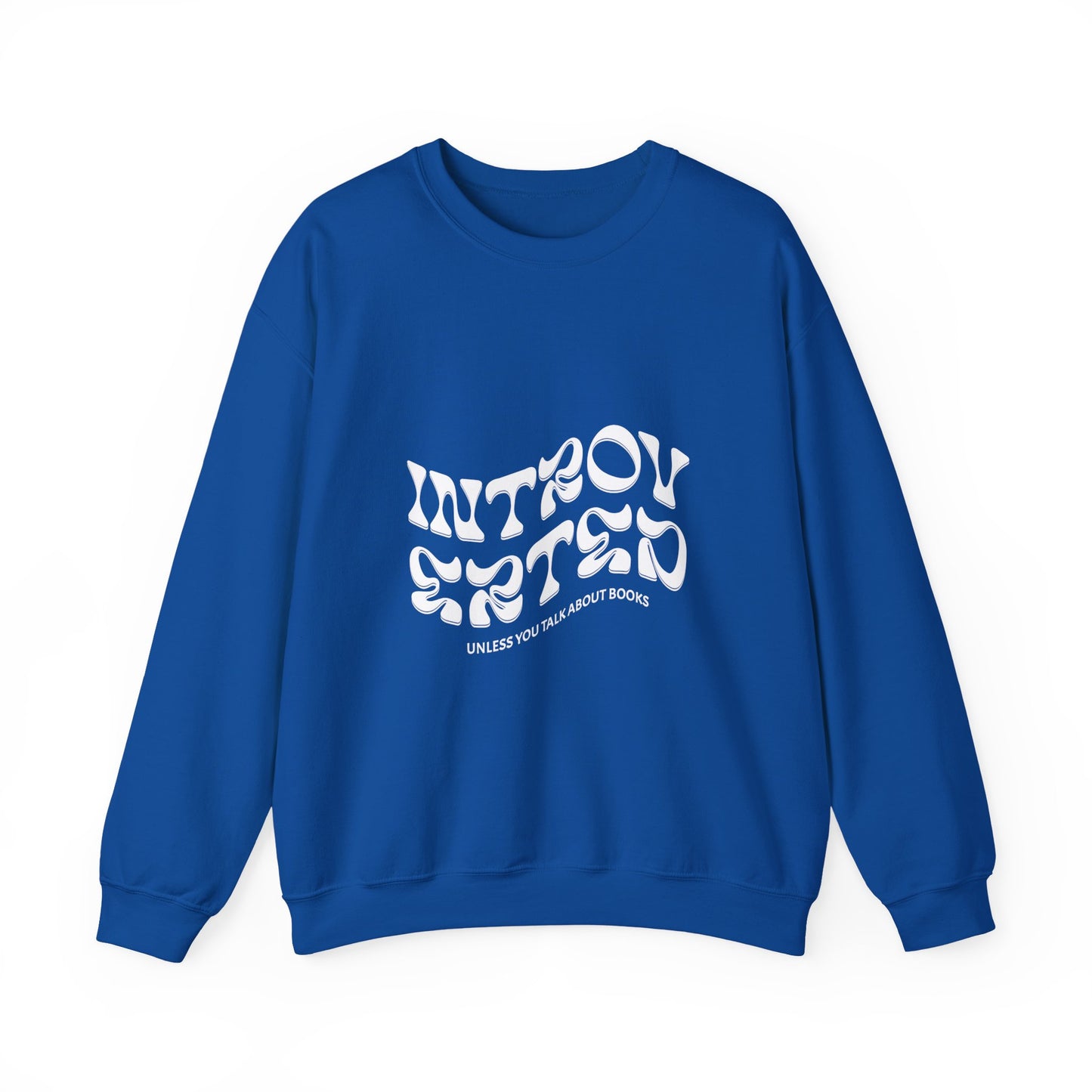 Introverted Book Lovers Sweatshirt - Unisex Heavy Blend™ Crewneck