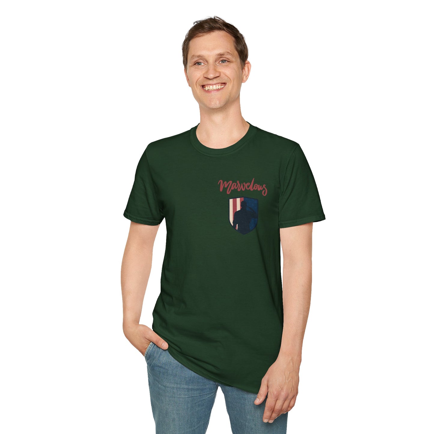 Marvelous Unisex Softstyle T-Shirt - Motivational Graphic Tee for Everyday Inspiration