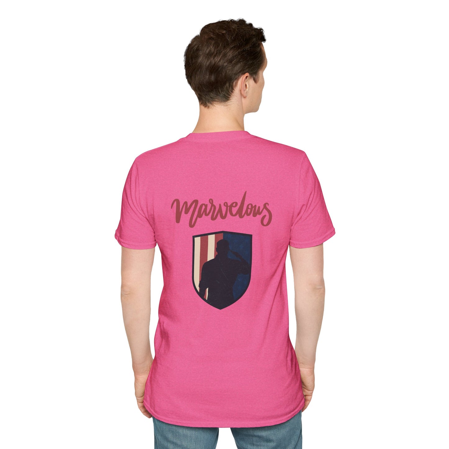 Marvelous Unisex Softstyle T-Shirt - Motivational Graphic Tee for Everyday Inspiration