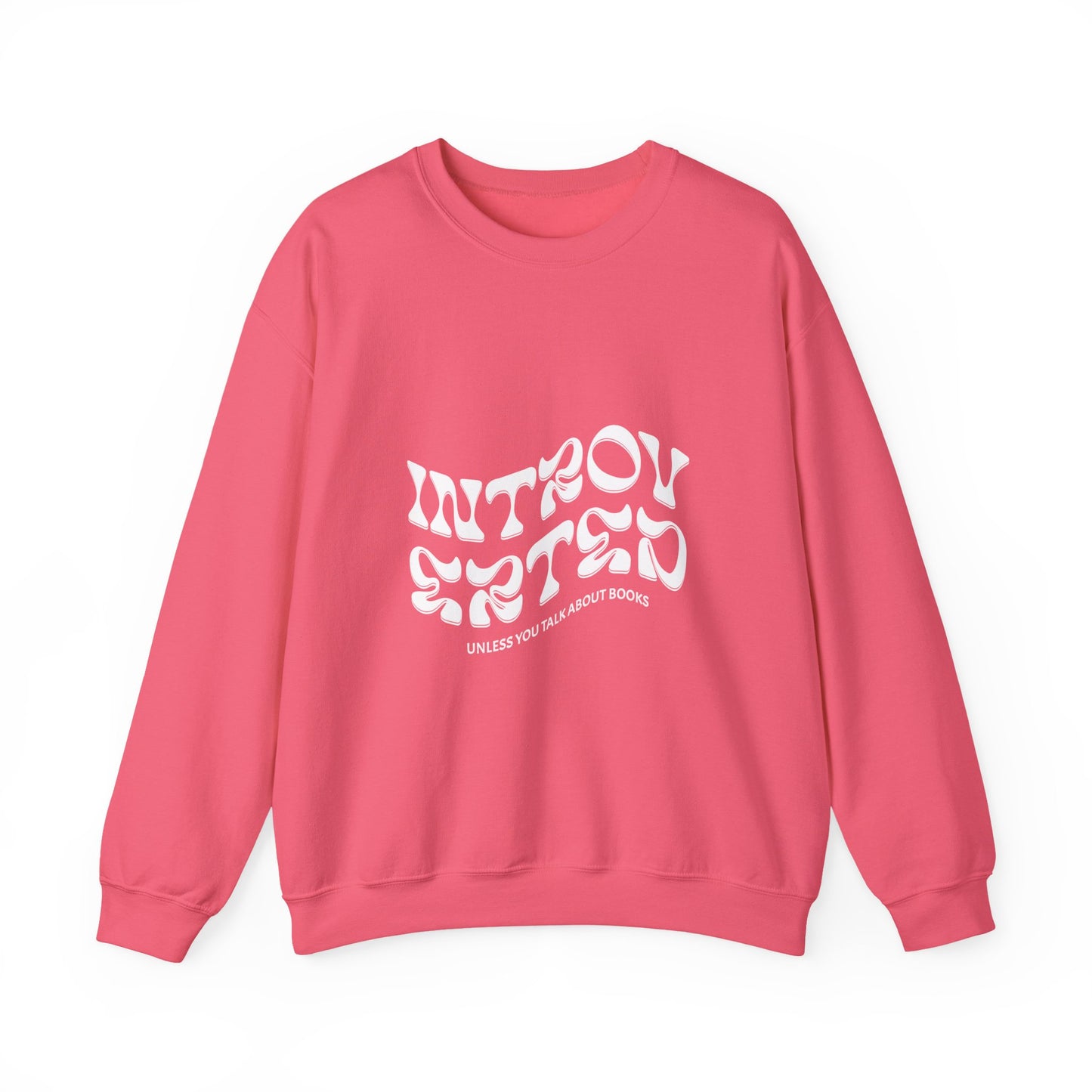 Introverted Book Lovers Sweatshirt - Unisex Heavy Blend™ Crewneck