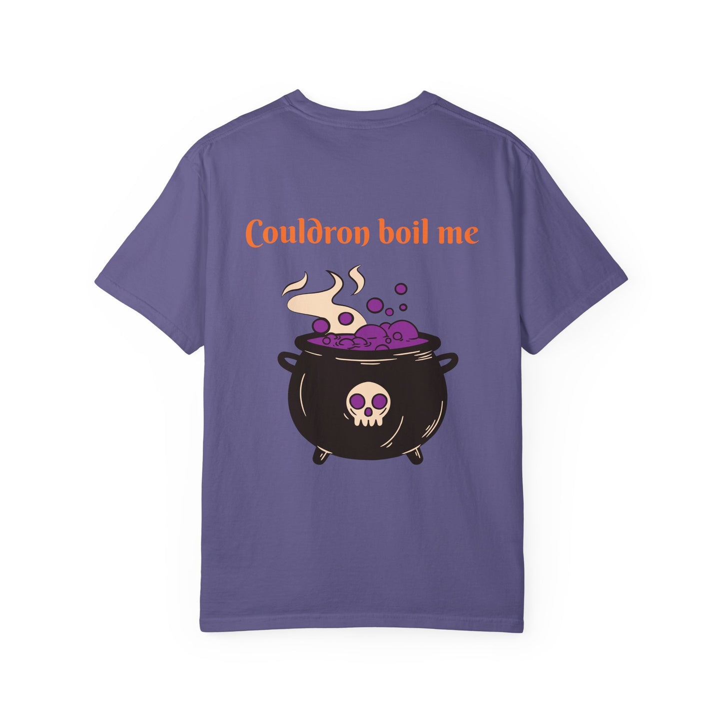Cauldron Boil Me Halloween Unisex Garment-Dyed T-shirt