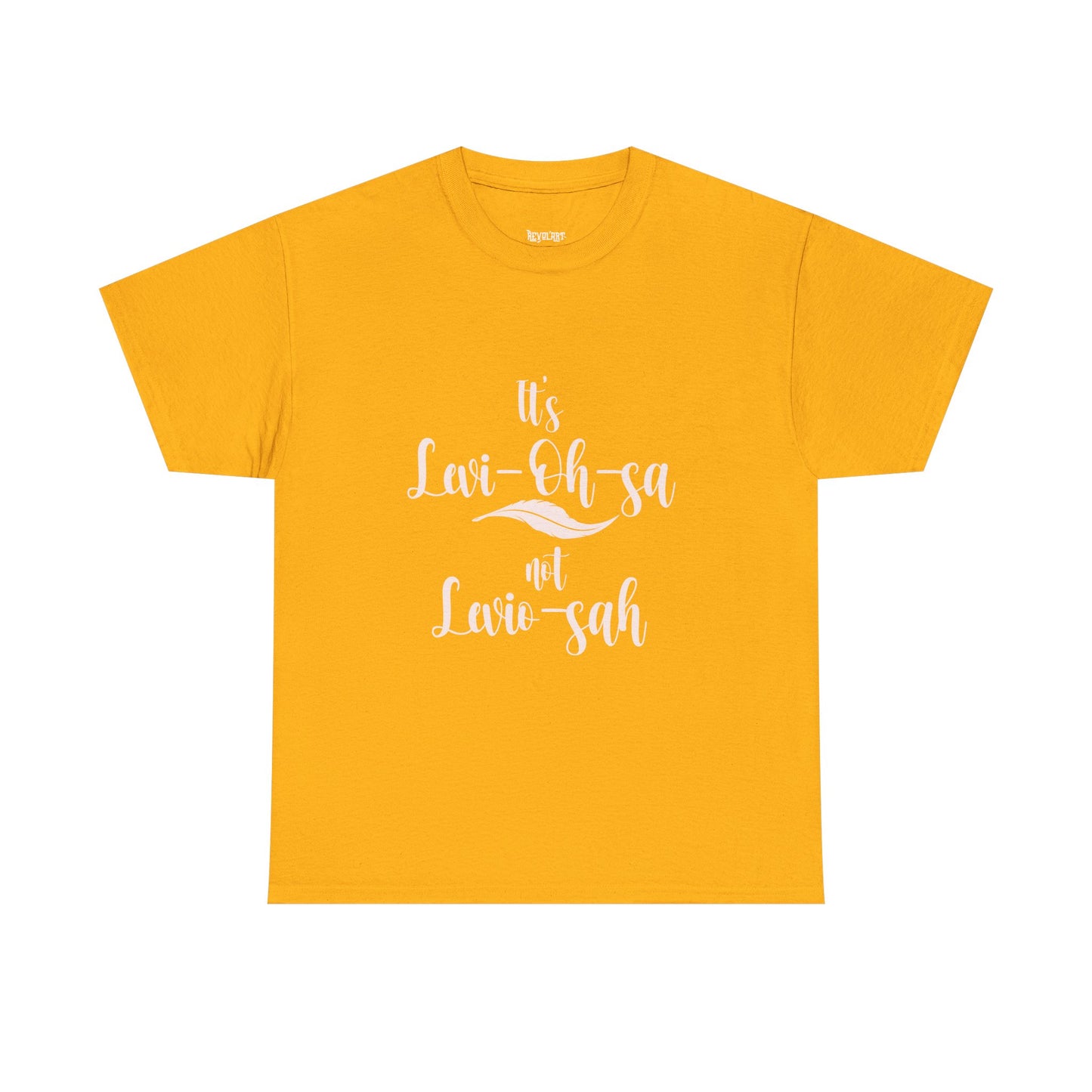 Unisex Heavy Cotton Tee - 'It's Lavi-Oh-sa Not Lario-sah'