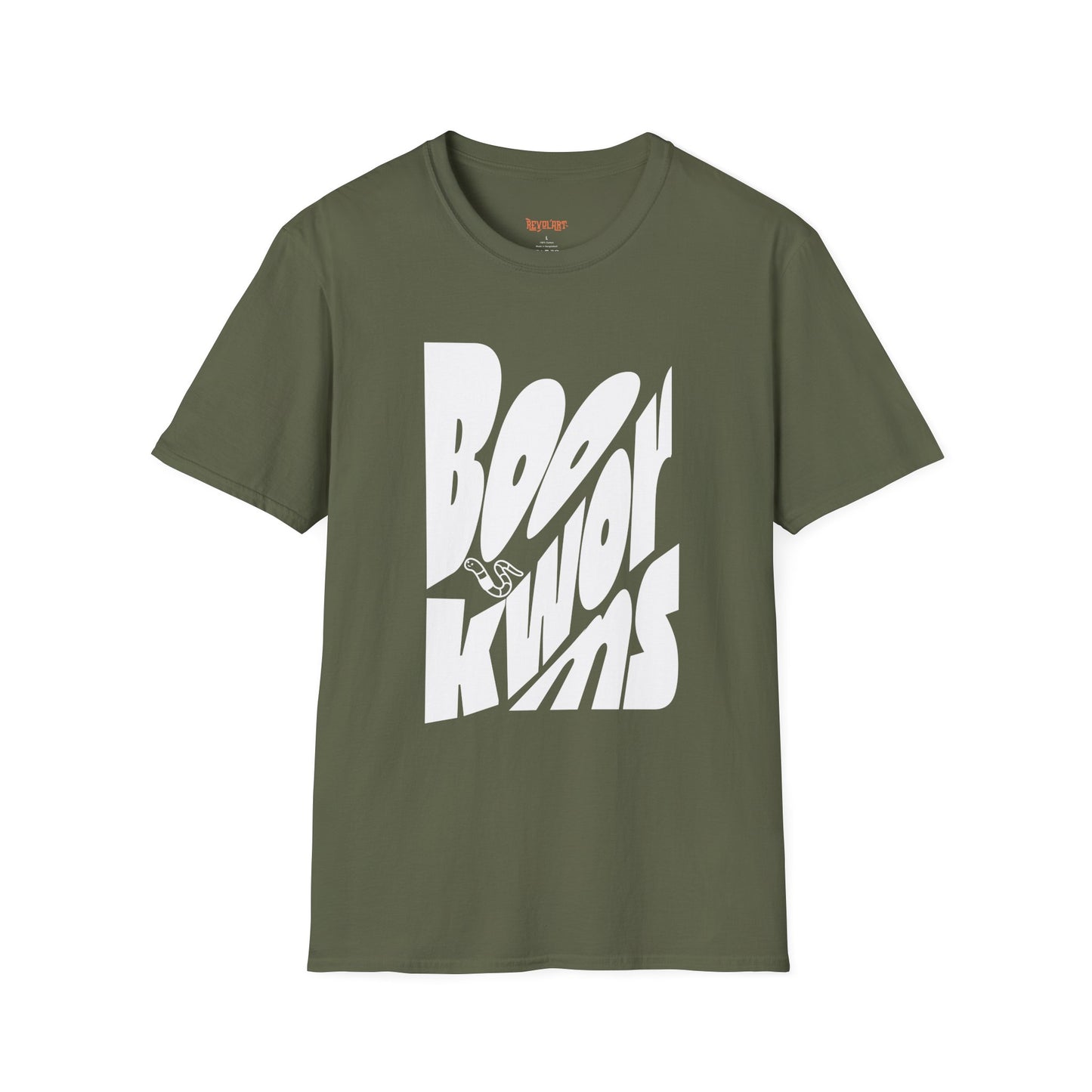 Graphic Unisex Softstyle T-Shirt - 'Bookworms' Design for Casual Comfort