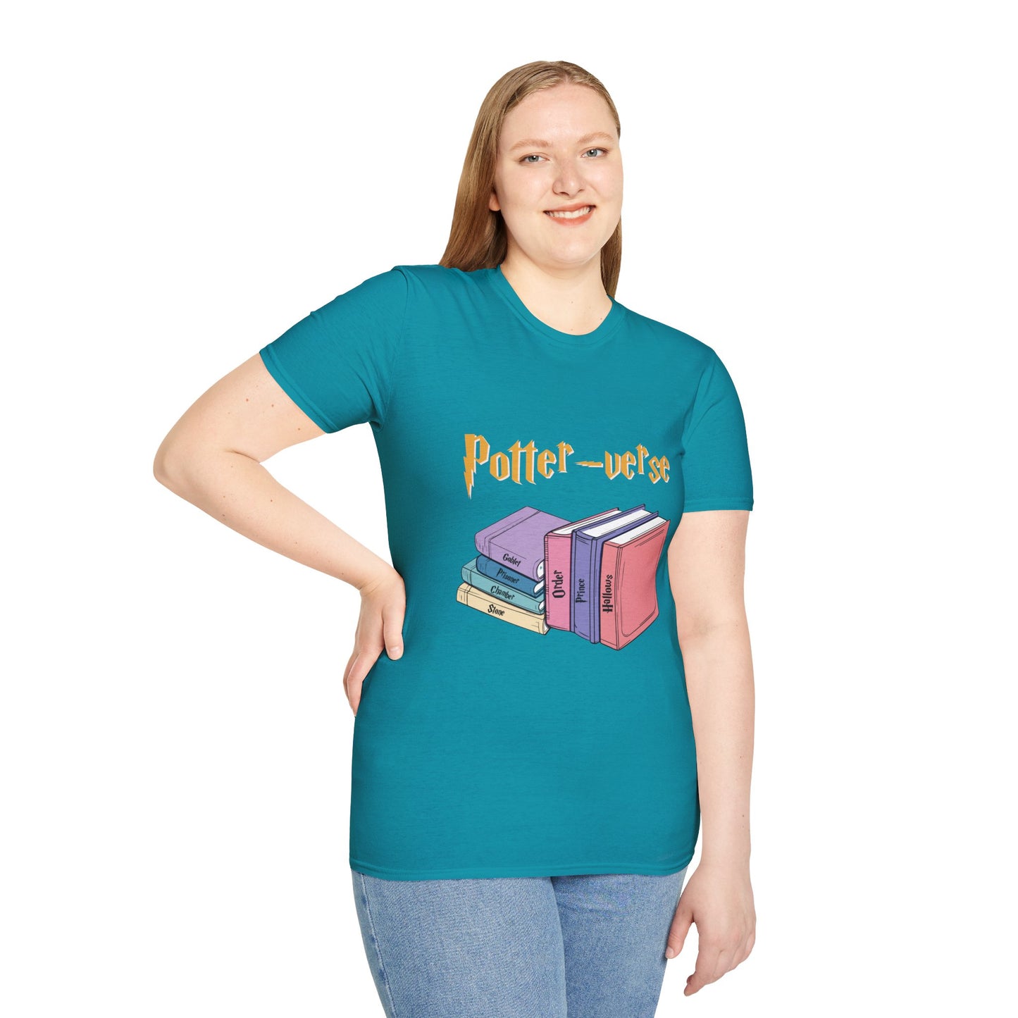 Potter-verse Unisex Softstyle T-Shirt - Perfect for Book Lovers & Fans